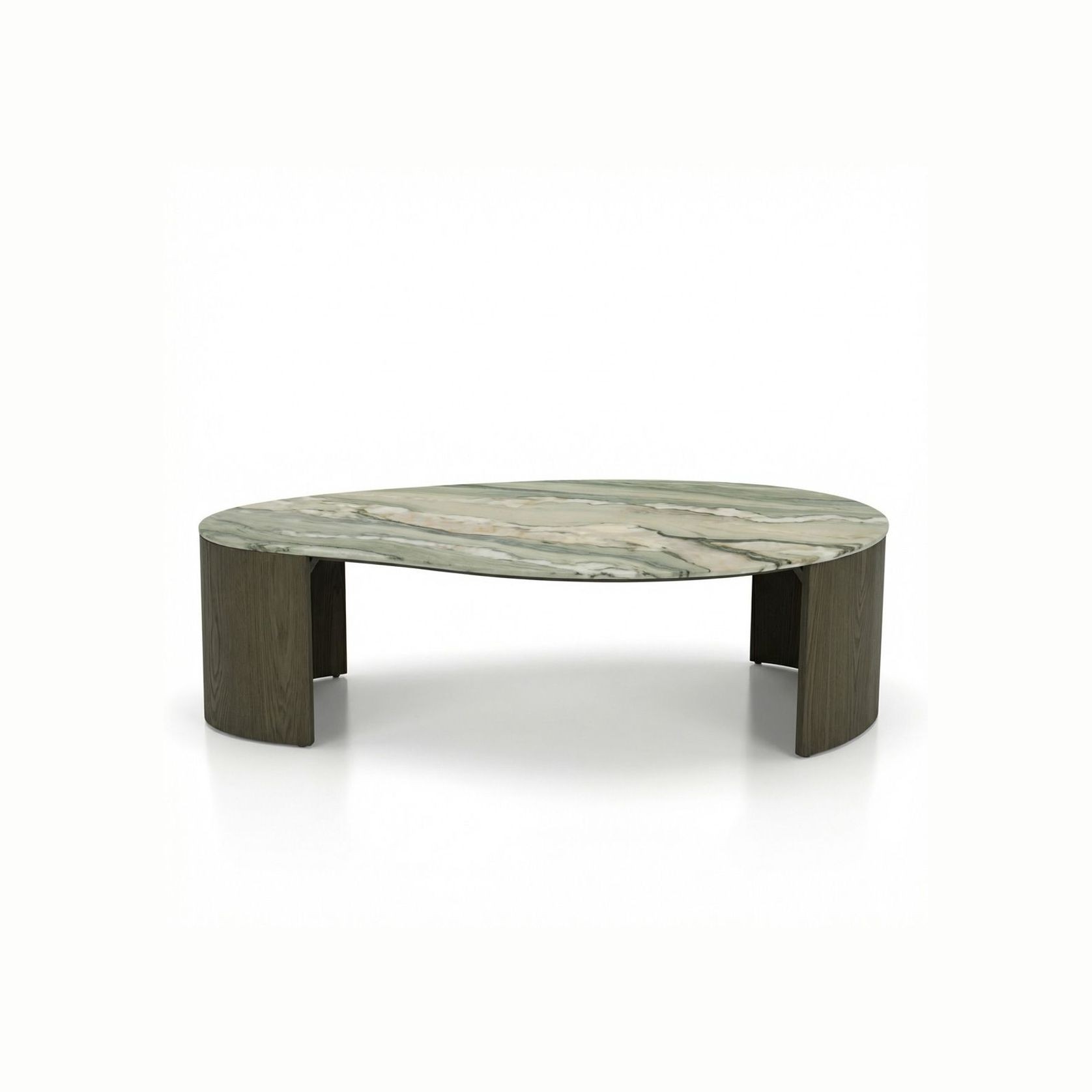 Oberon Curve Marble Coffee Table gallery detail image