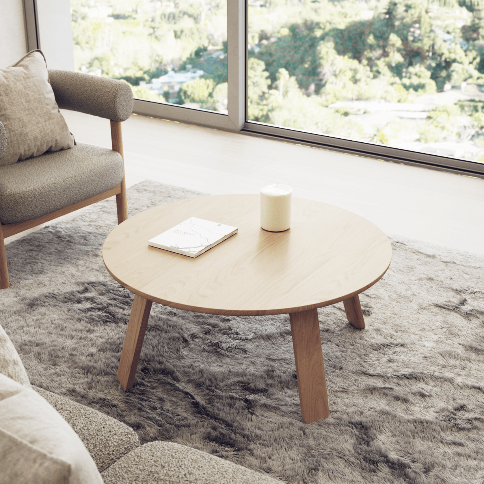 Mateo Coffee Table - Round - 90cm gallery detail image