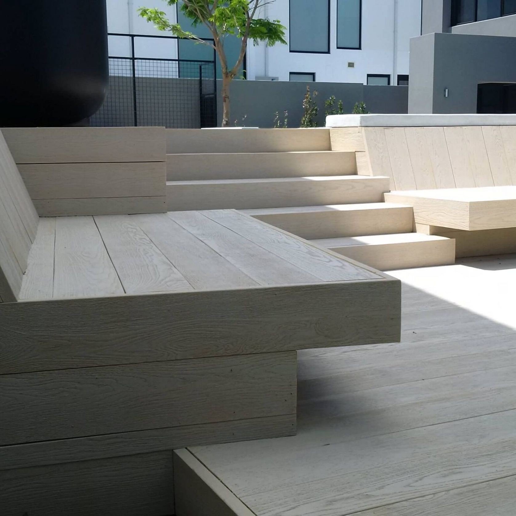 Millboard Limed Oak | Enhanced Grain Decking gallery detail image