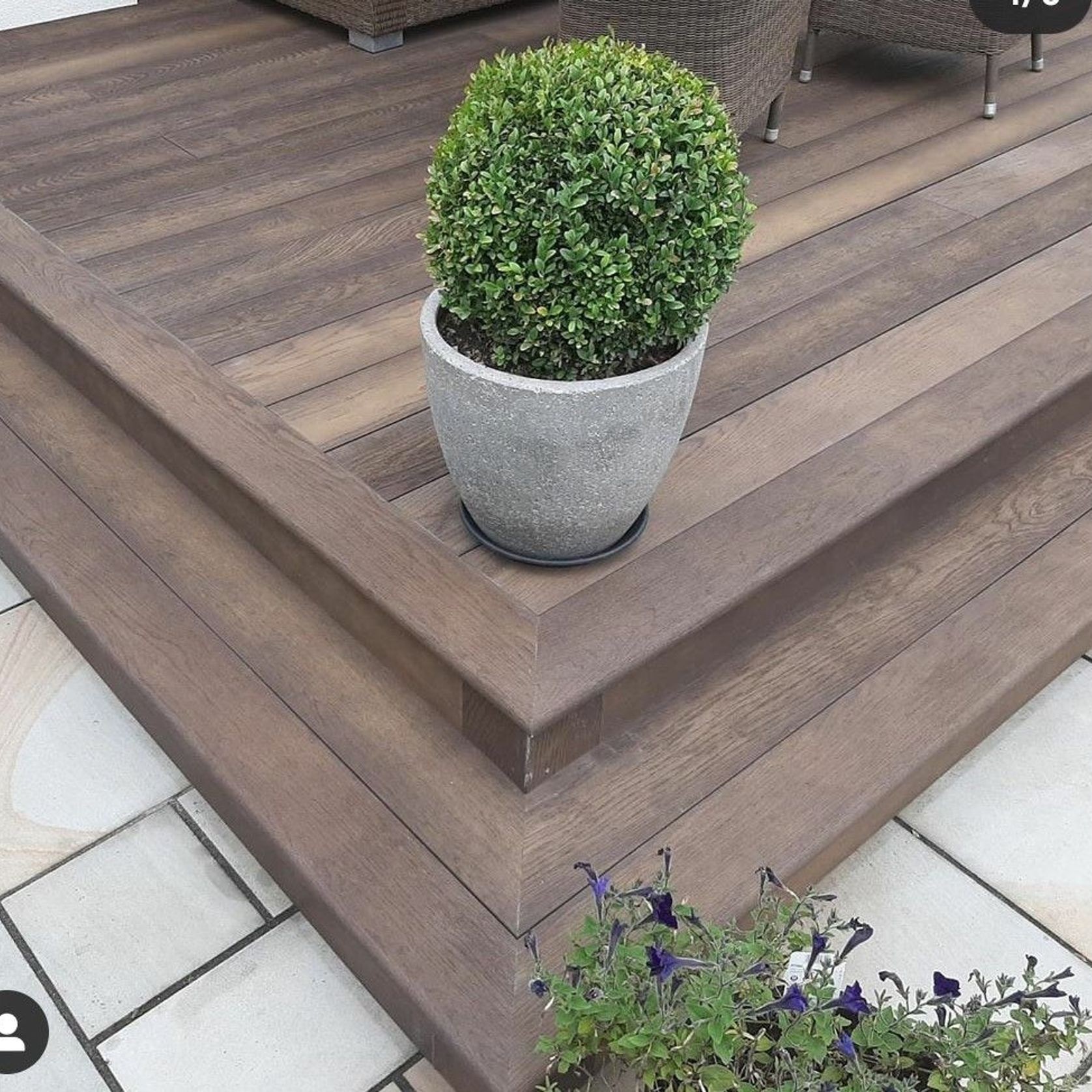 Millboard Antique Oak | Enhanced Grain Decking gallery detail image