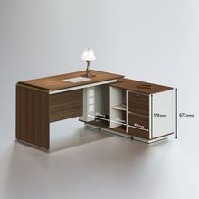 ANDERSON Executive Desk 1.6M Reversible - Australian Gold Oak gallery detail image
