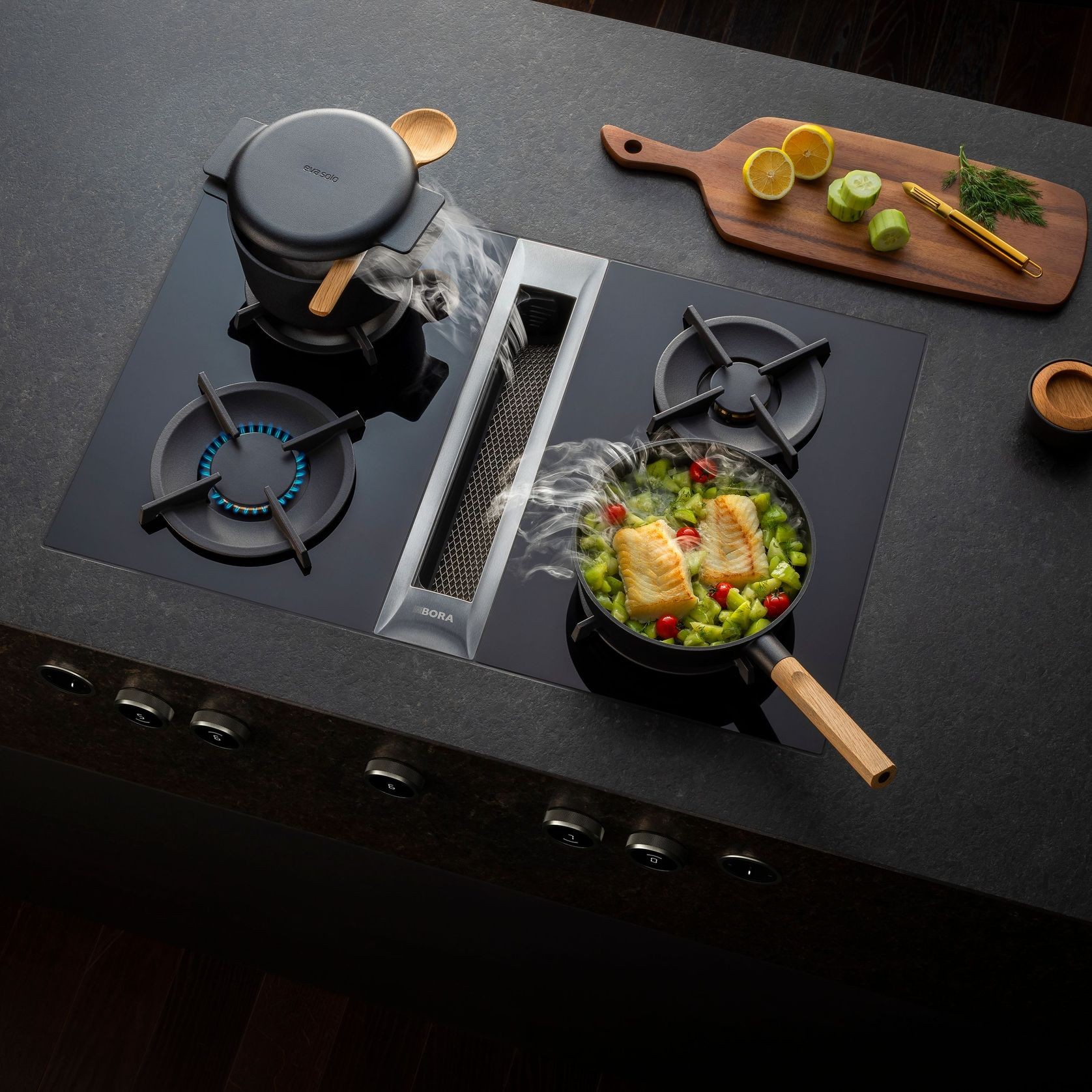 BORA Professional 3.0 | Combined Cooktop & Extractor gallery detail image
