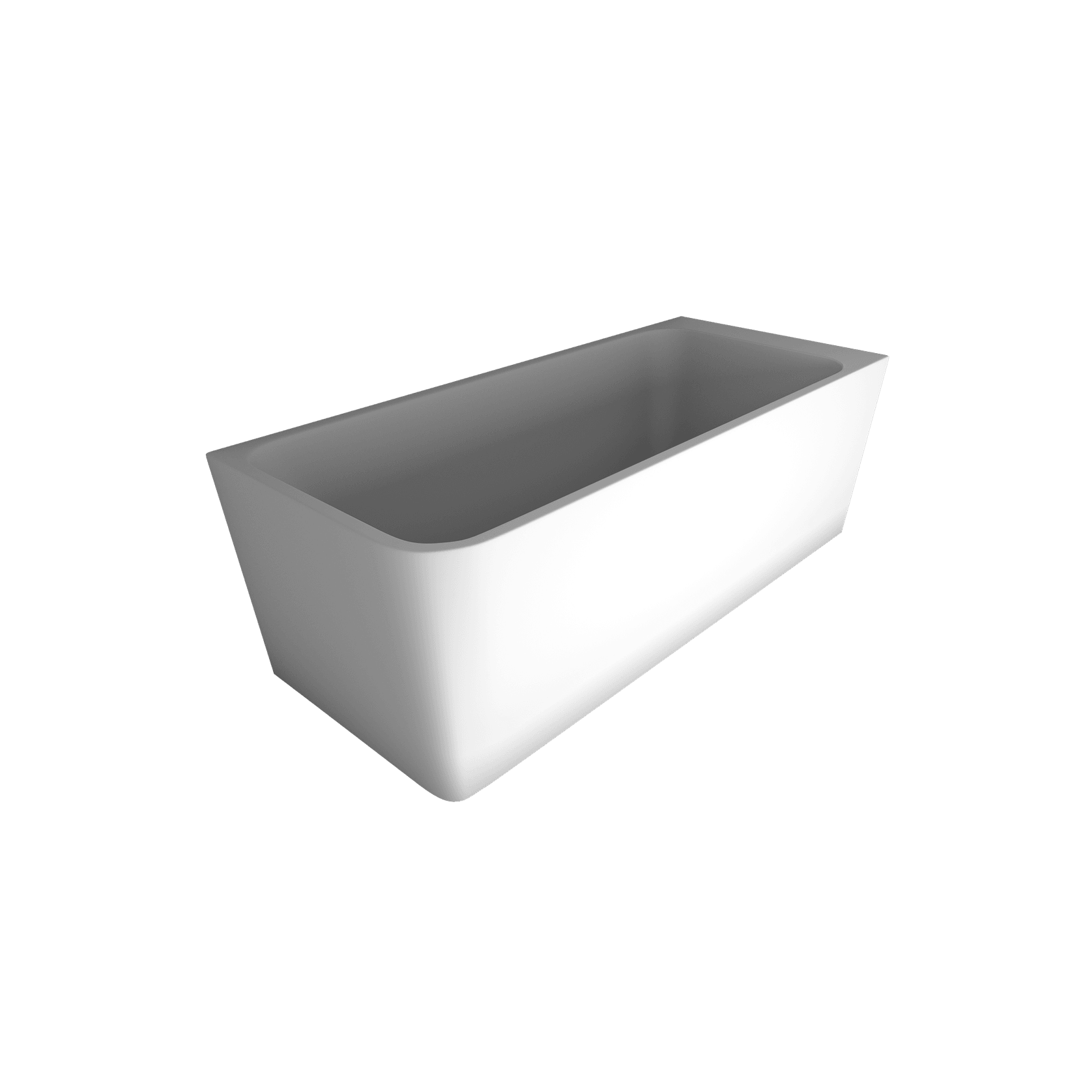 The Smith 1700mm Right Hand Corner Bath Matte White gallery detail image