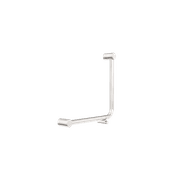 Mecca Care 32mm Ambulant 90 Degree Bent Tube Grab Rail 450X450mm Brushed Nickel gallery detail image