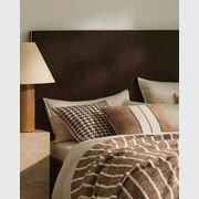 Weave Home Giovanni Cushion - Cocoa | Bouclé Houndstooth gallery detail image