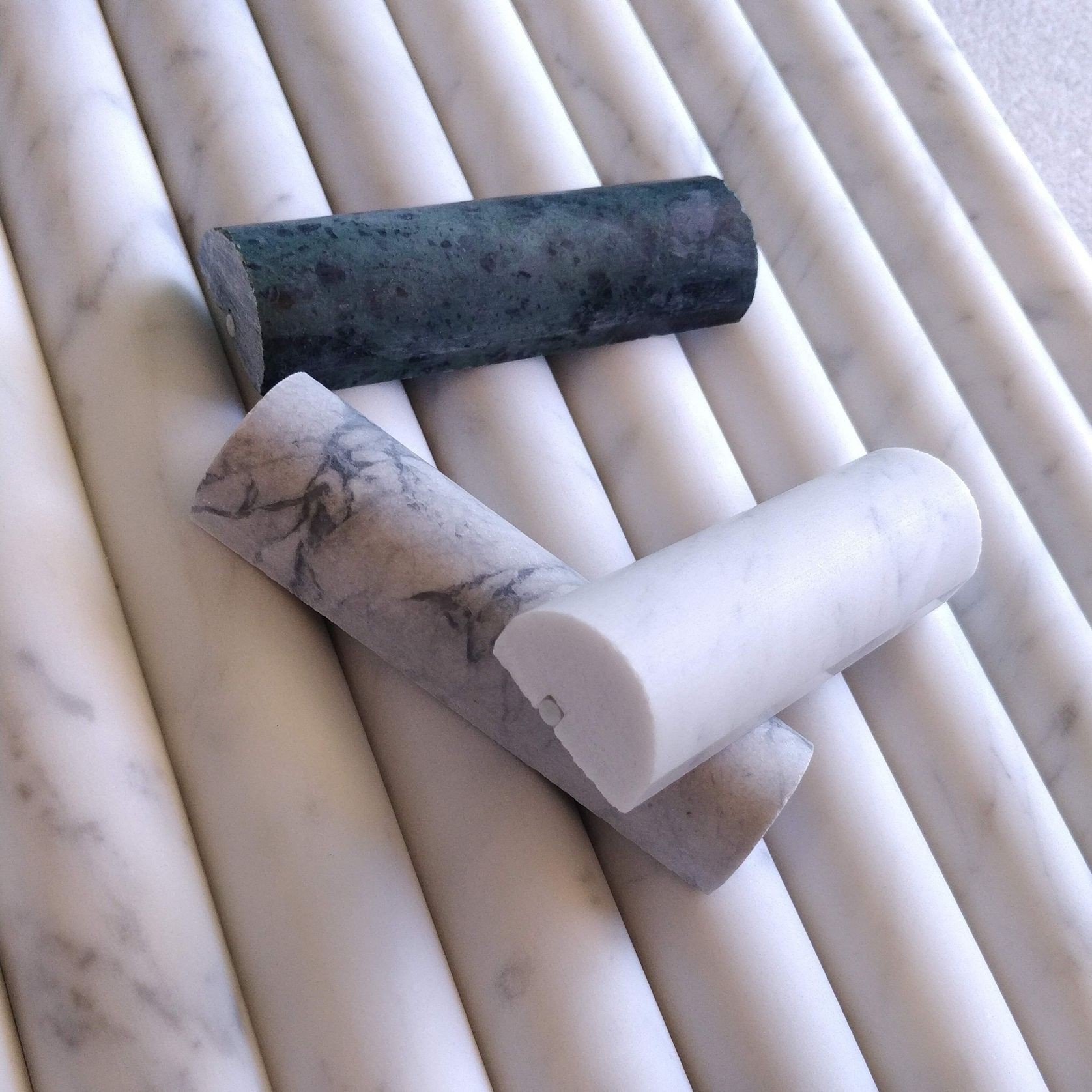 Ivory Travertine Flute gallery detail image
