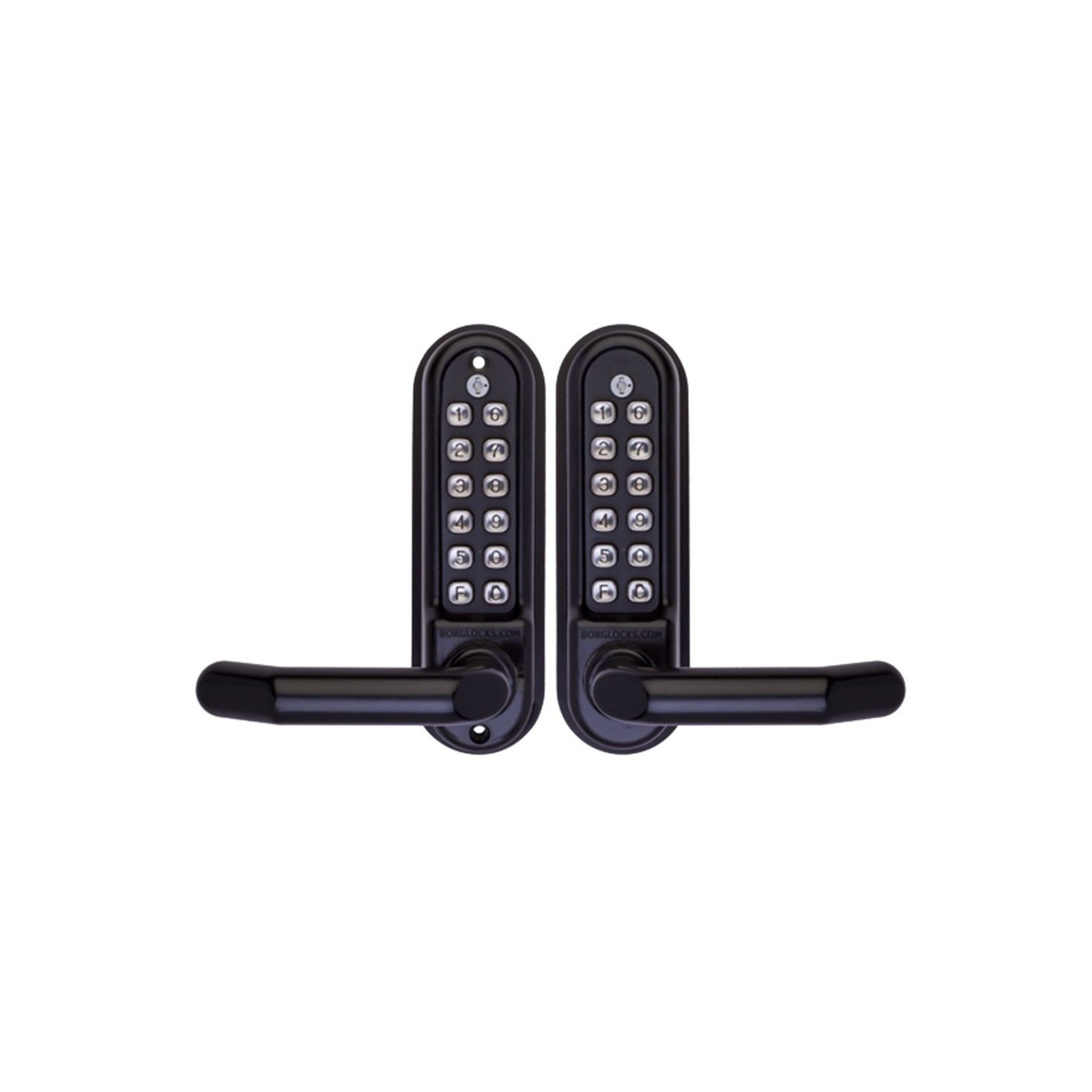 Borg Digital Lock Marine Grade Pro Back To Back BLK ECP gallery detail image