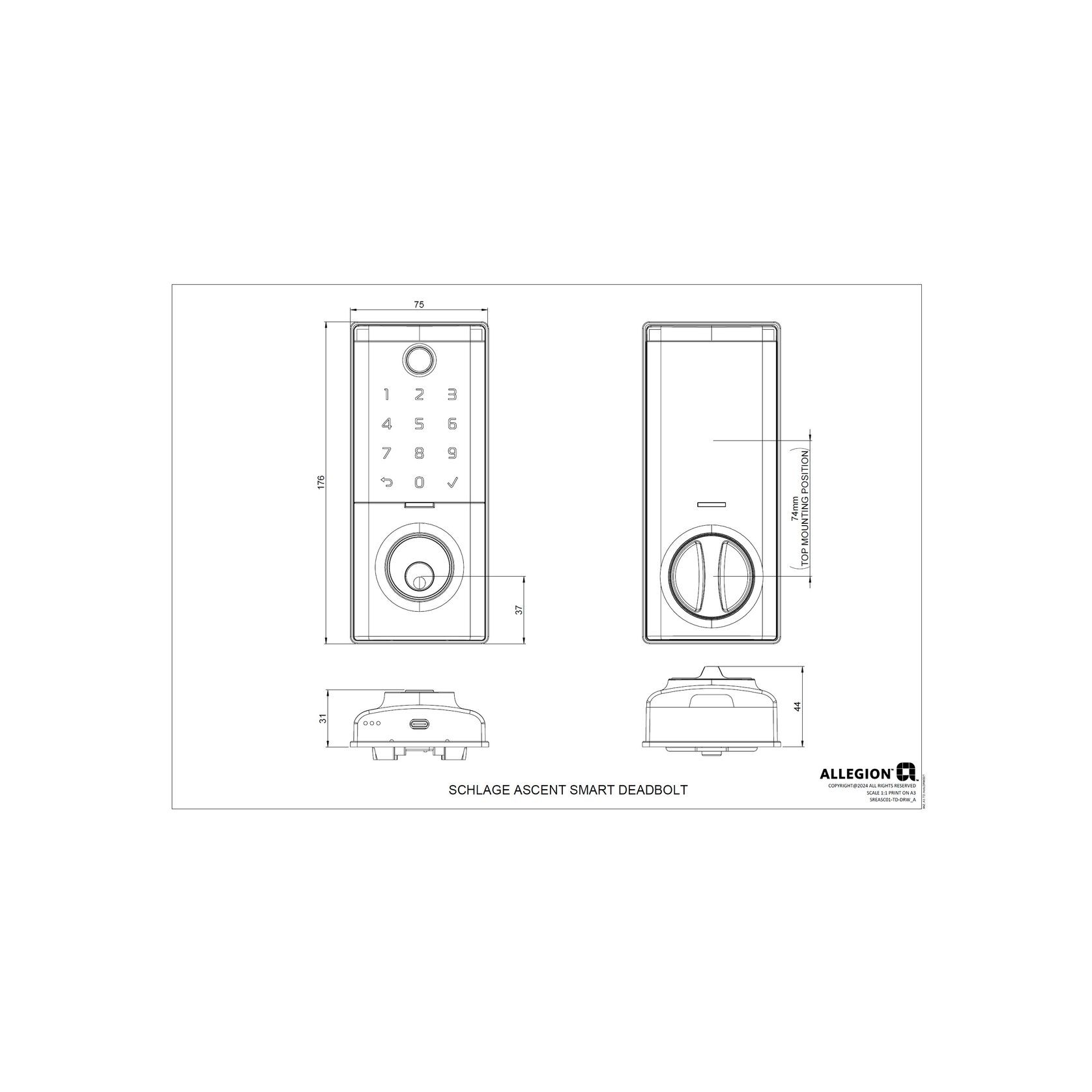 Schlage Ascent Series gallery detail image