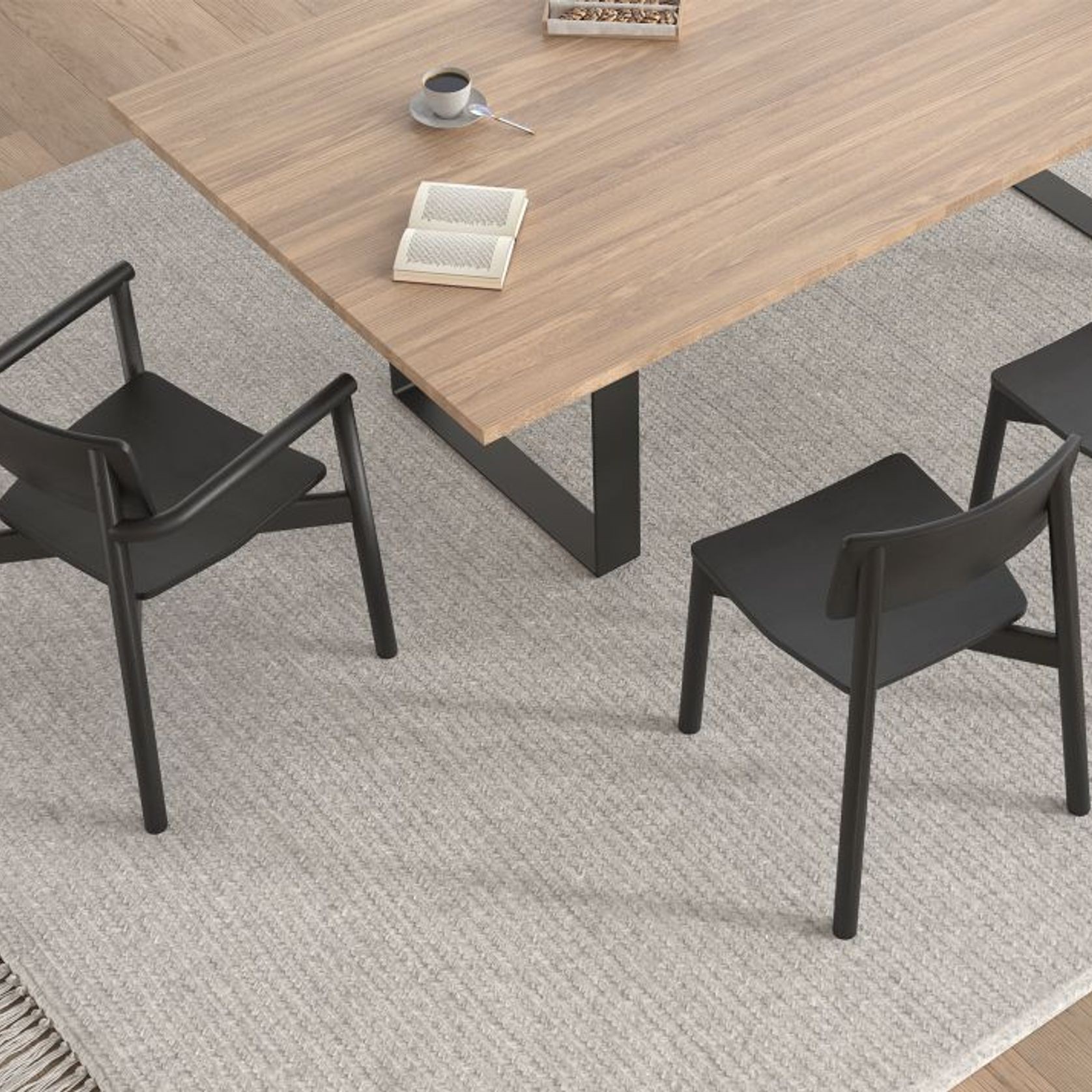 Andi Chair - Black Stained Ash gallery detail image