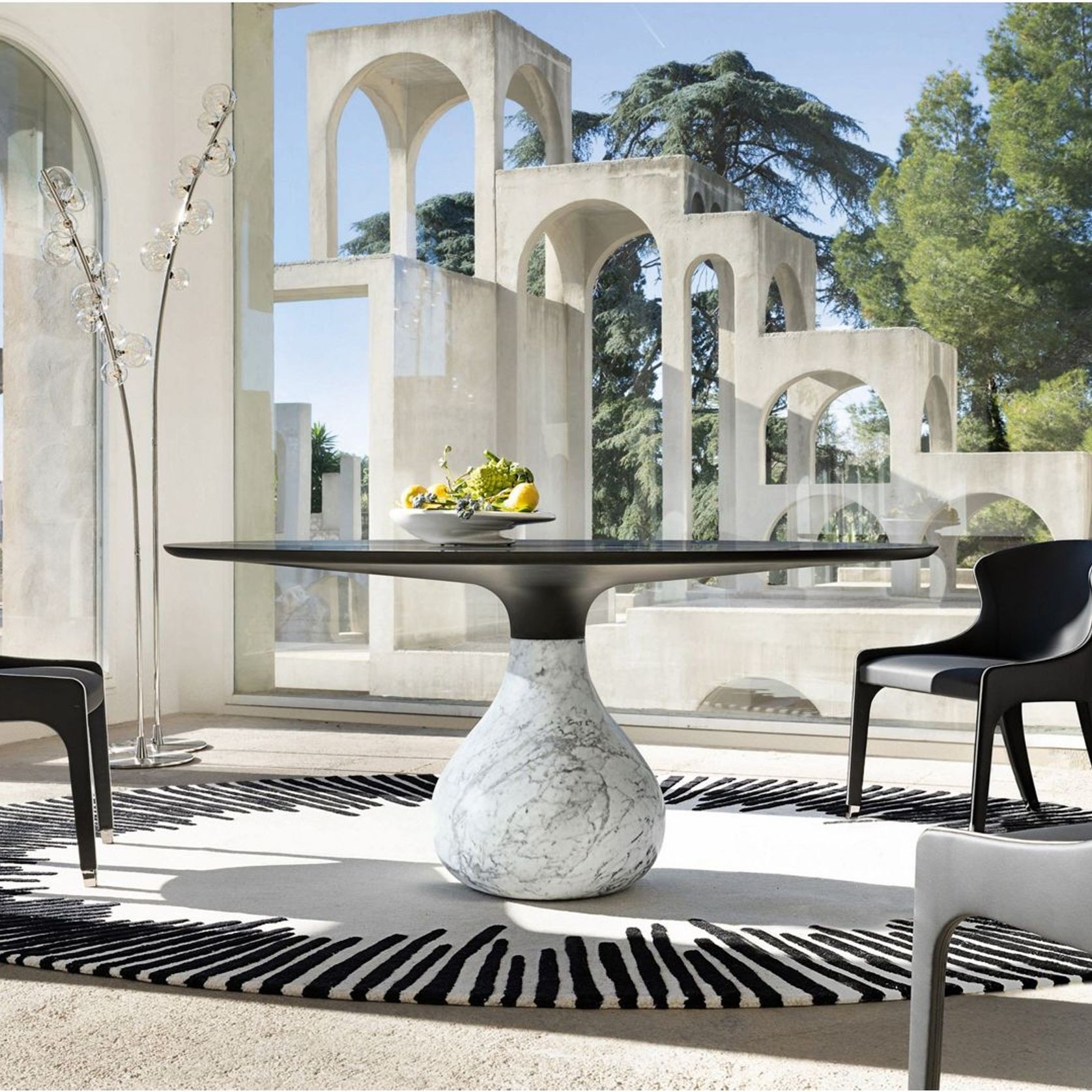Steeple Dining Armchair - Two Tone gallery detail image