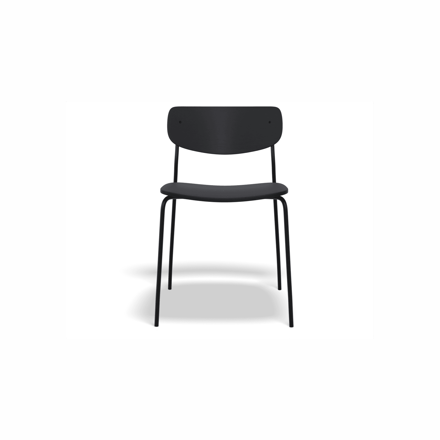 Rylie Chair - Black Stained Ash Seat and Backrest gallery detail image