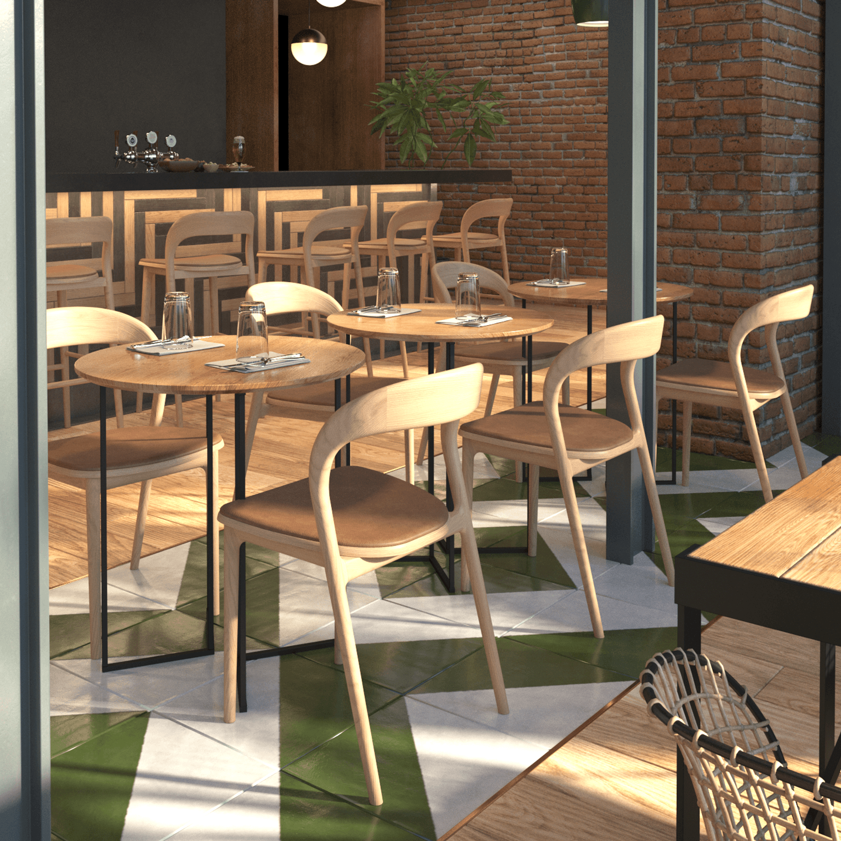 Arki Armchair - Natural with Pad gallery detail image