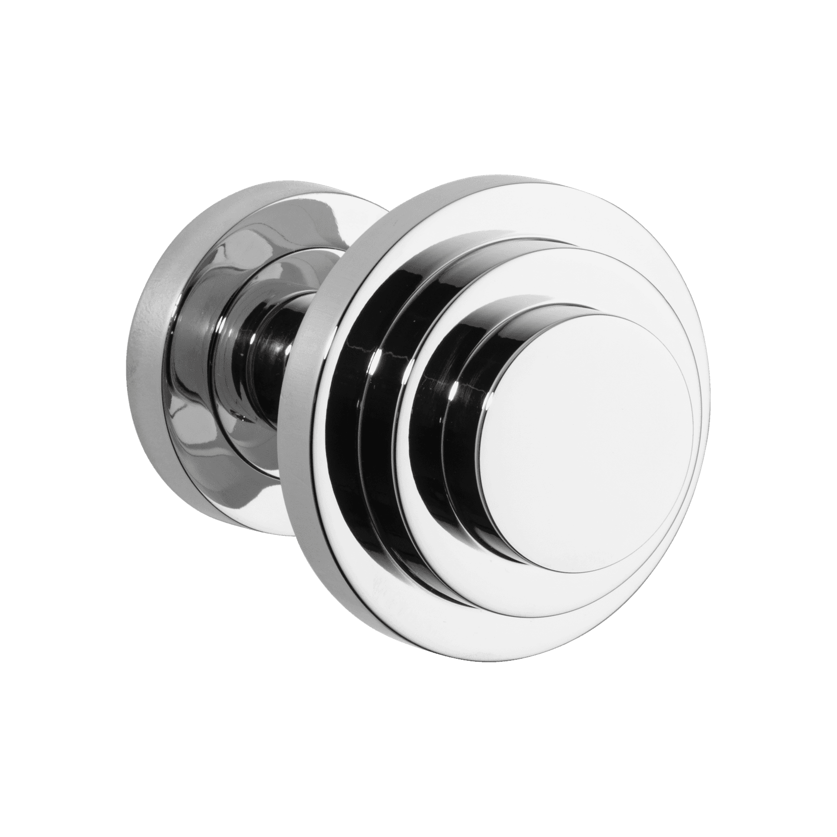 Zzzigurat Door Knob on Rose Round gallery detail image