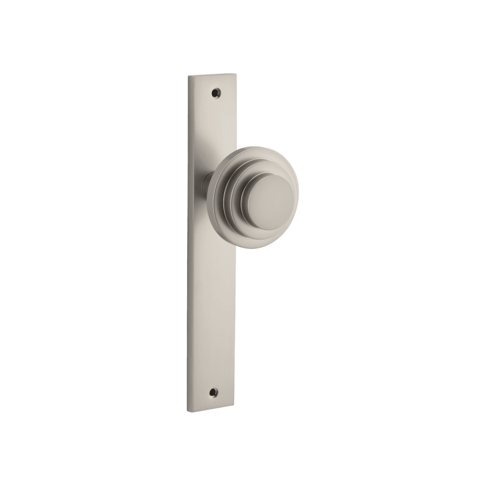 Zzzigurat Door Knob on Rectangular Backplate gallery detail image