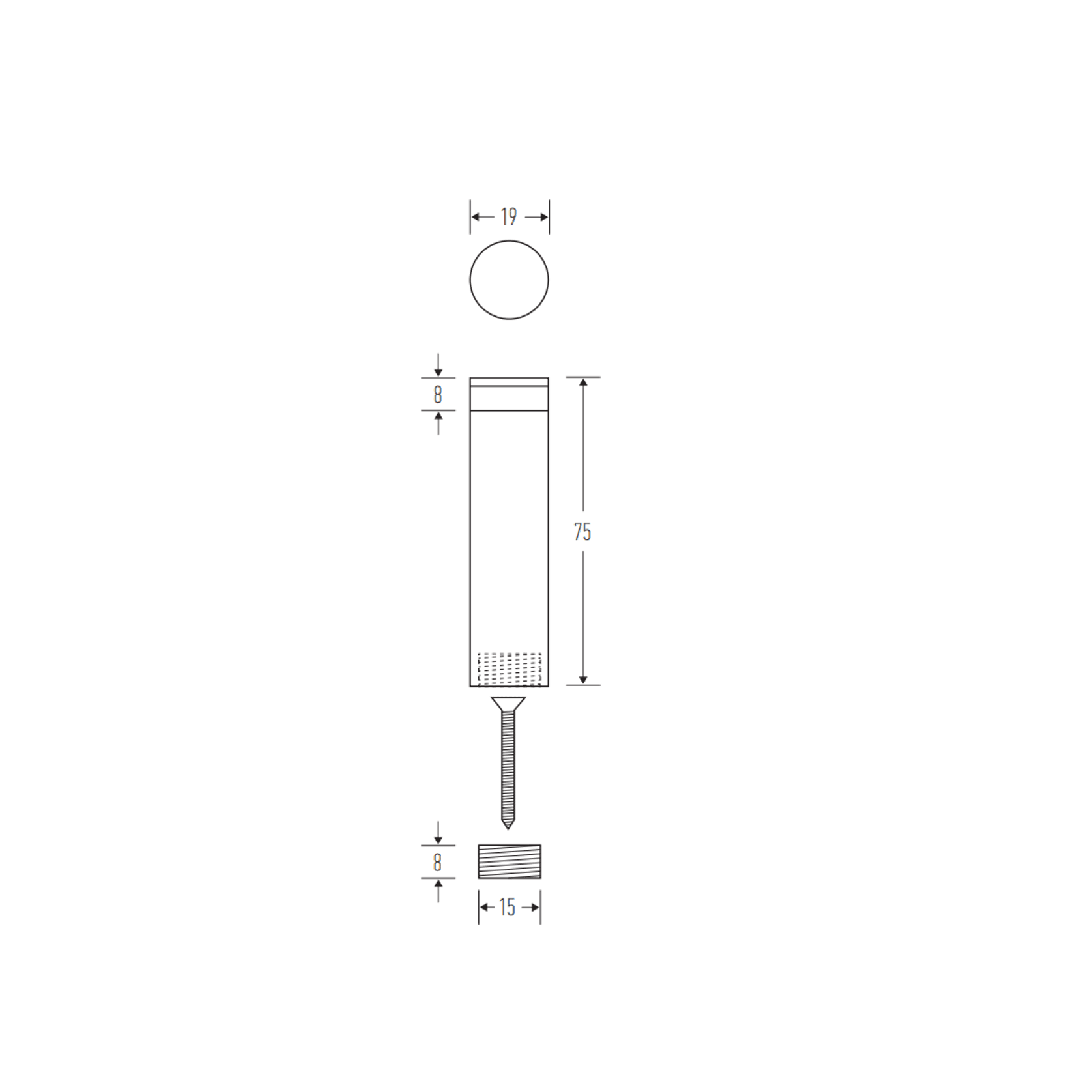 HB735 Wall Mounted Doorstop gallery detail image