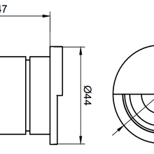 Quoll Eyelid Recessed Light gallery detail image
