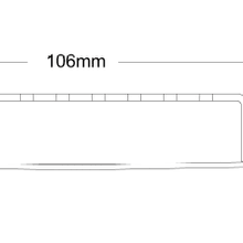 100MNDi20MTL Steel Drainage Unit Made To Length gallery detail image