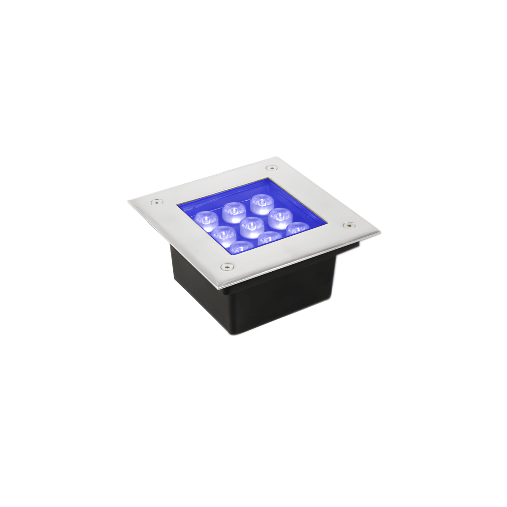 square inground lights