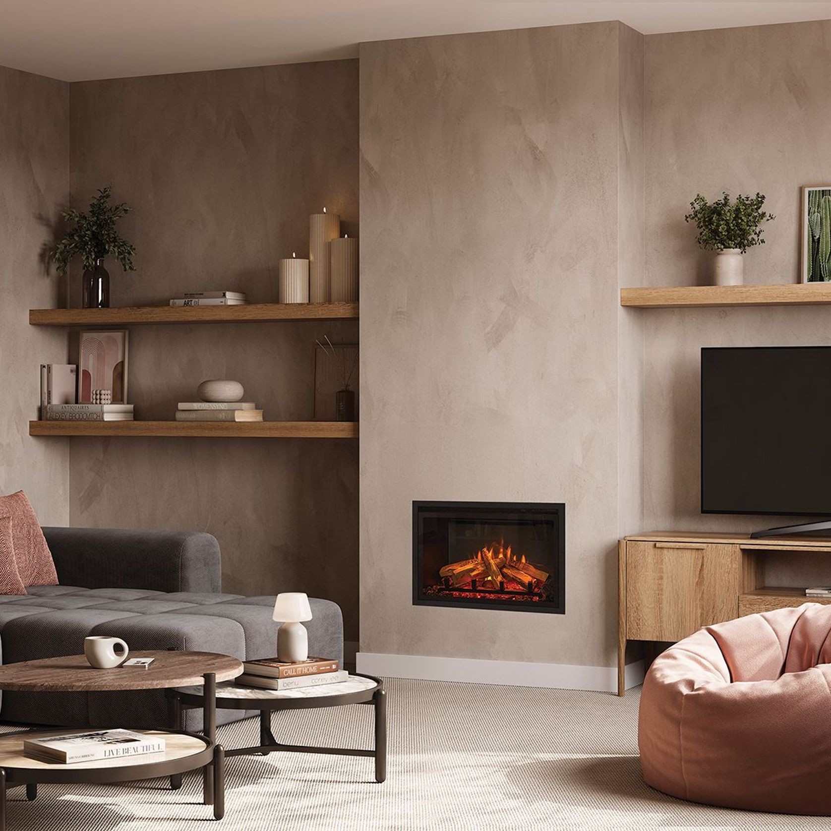 Gazco eMotiv Electric Fireplace gallery detail image