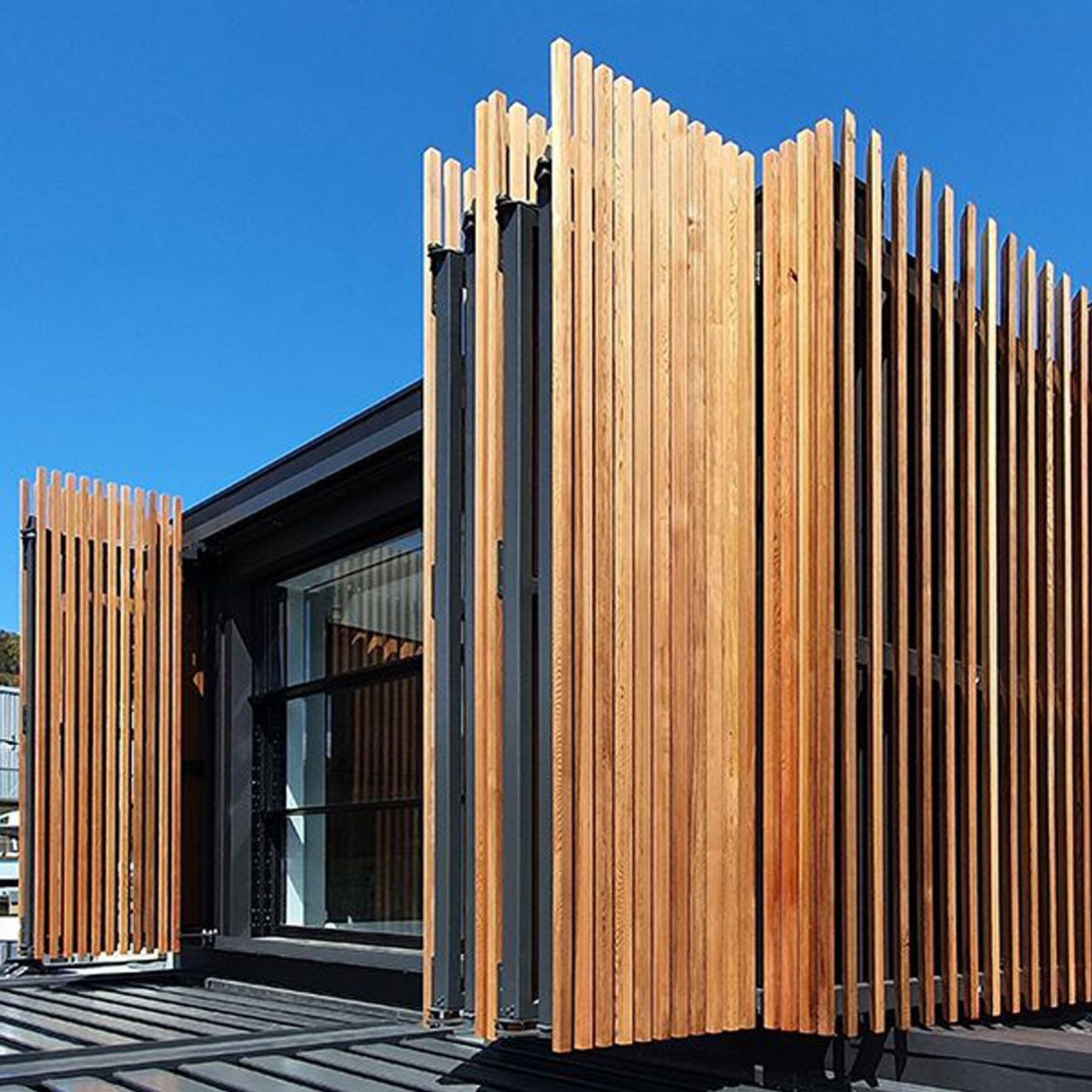 Motorised Vertical Bi-Fold Screens | Shade Factor gallery detail image