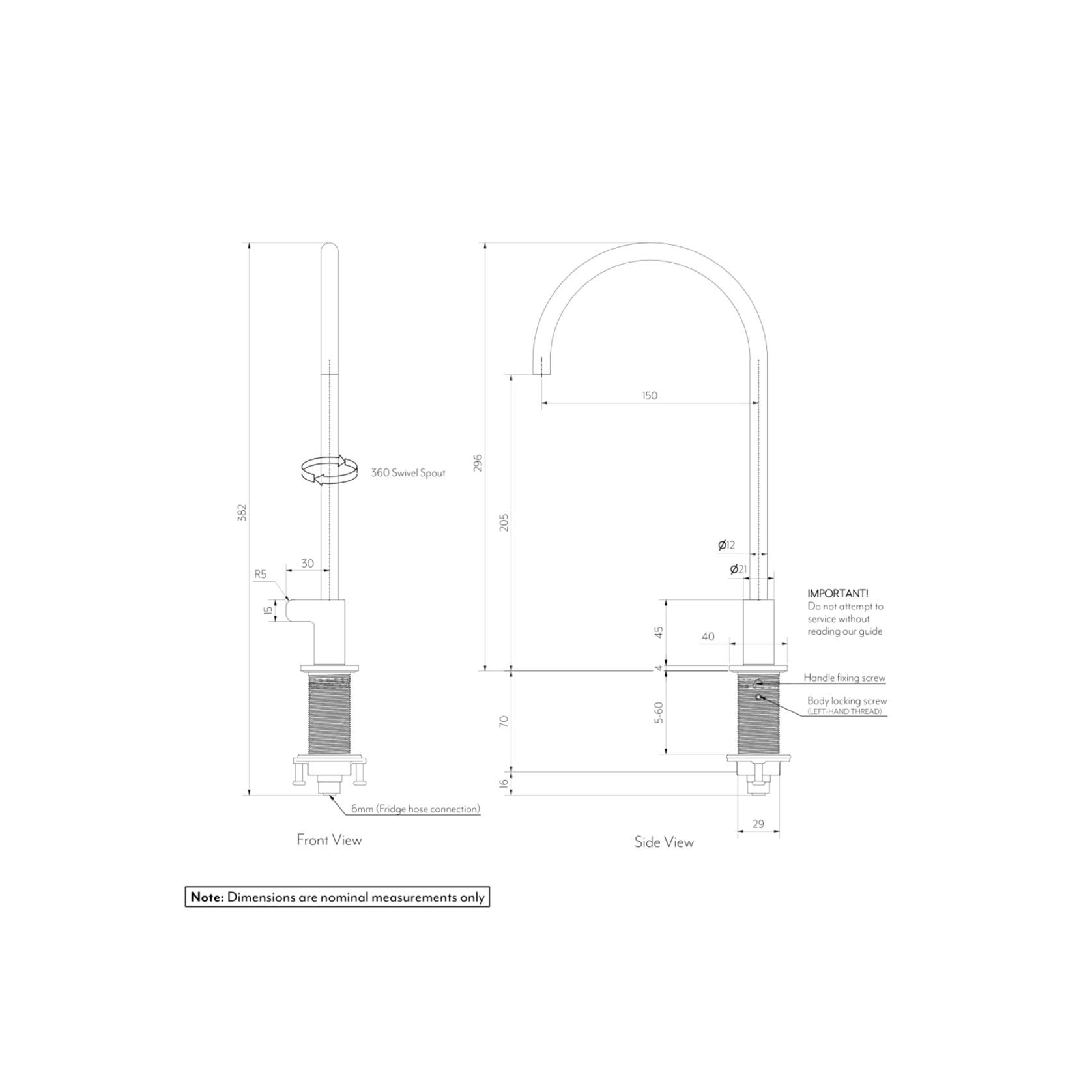 Mini Water Filter Tap with Font Drain gallery detail image