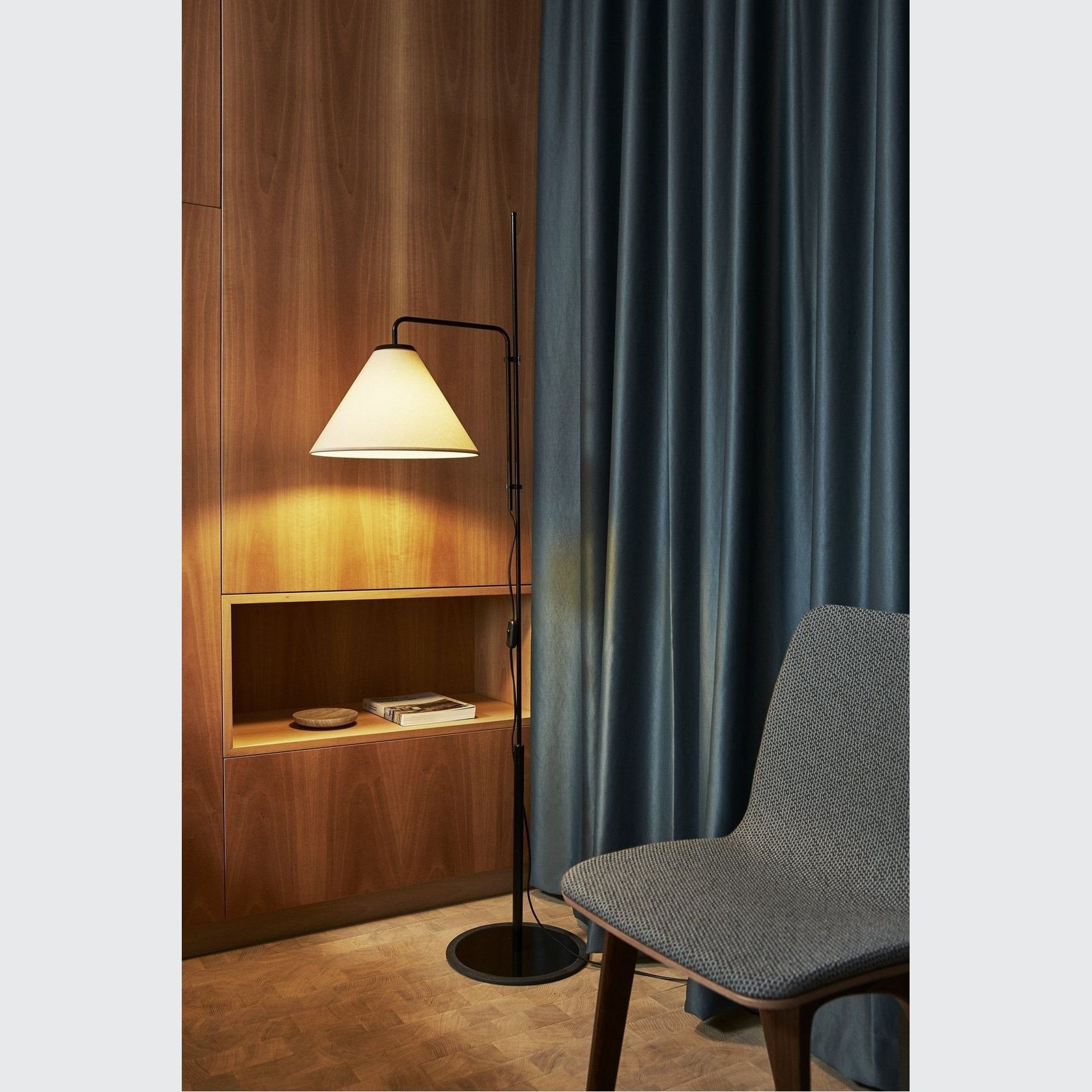 Funiculi Fabric Floor Lamp gallery detail image