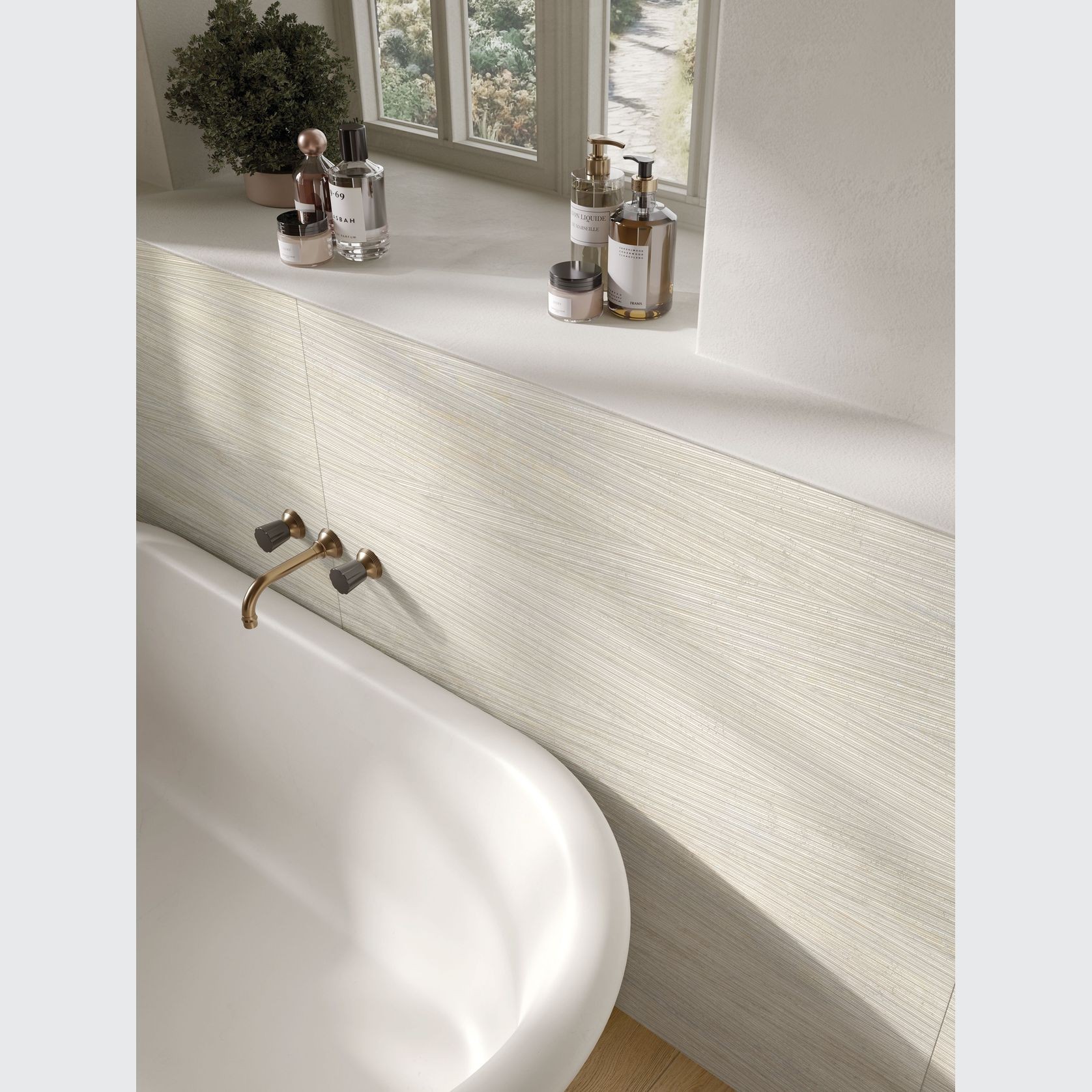 Travertino Vein Cut by MGM | European Porcelain gallery detail image