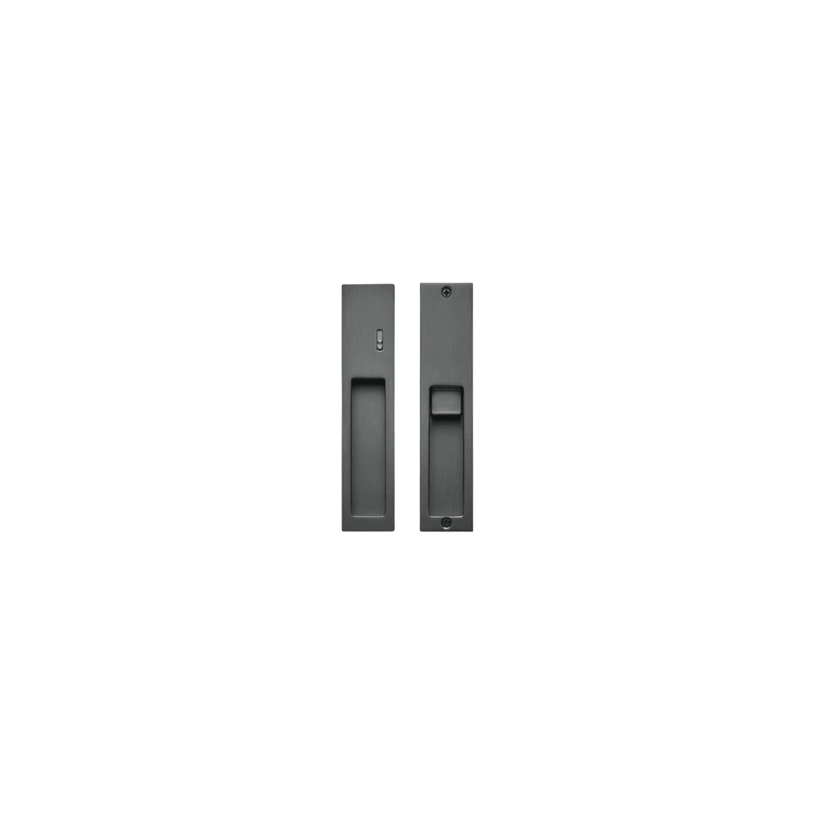 Kawajun KV-07 Recessed Door Pull with Privacy Lock gallery detail image