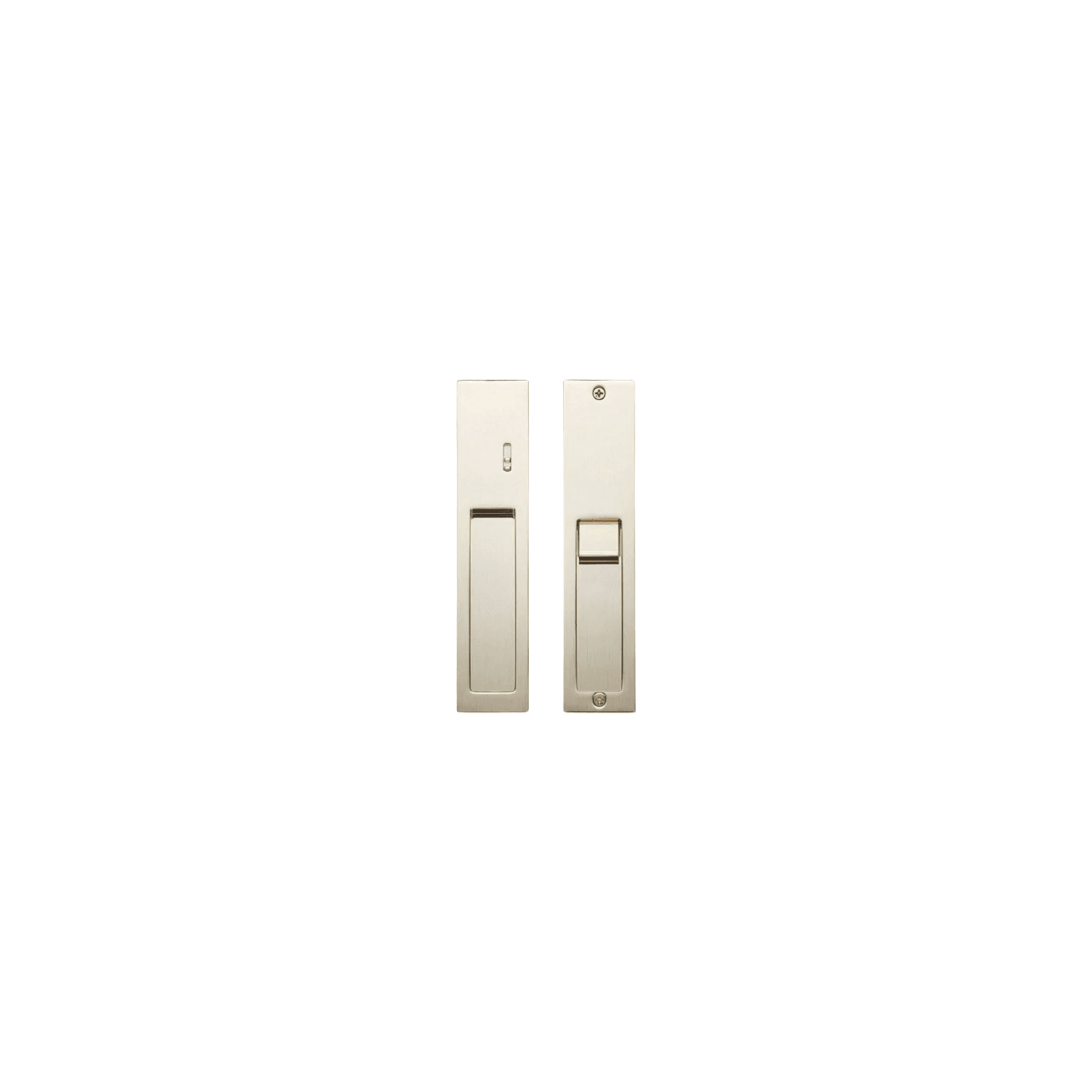 Kawajun KV-07 Recessed Door Pull with Privacy Lock gallery detail image
