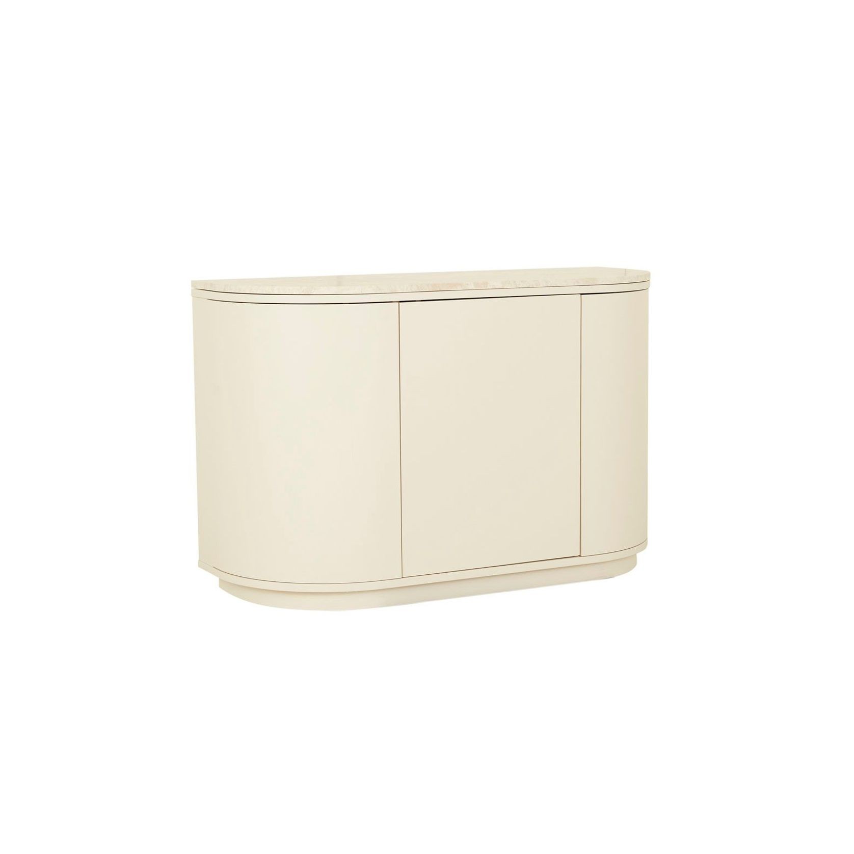 Oberon Crescent Marble Storage Unit gallery detail image
