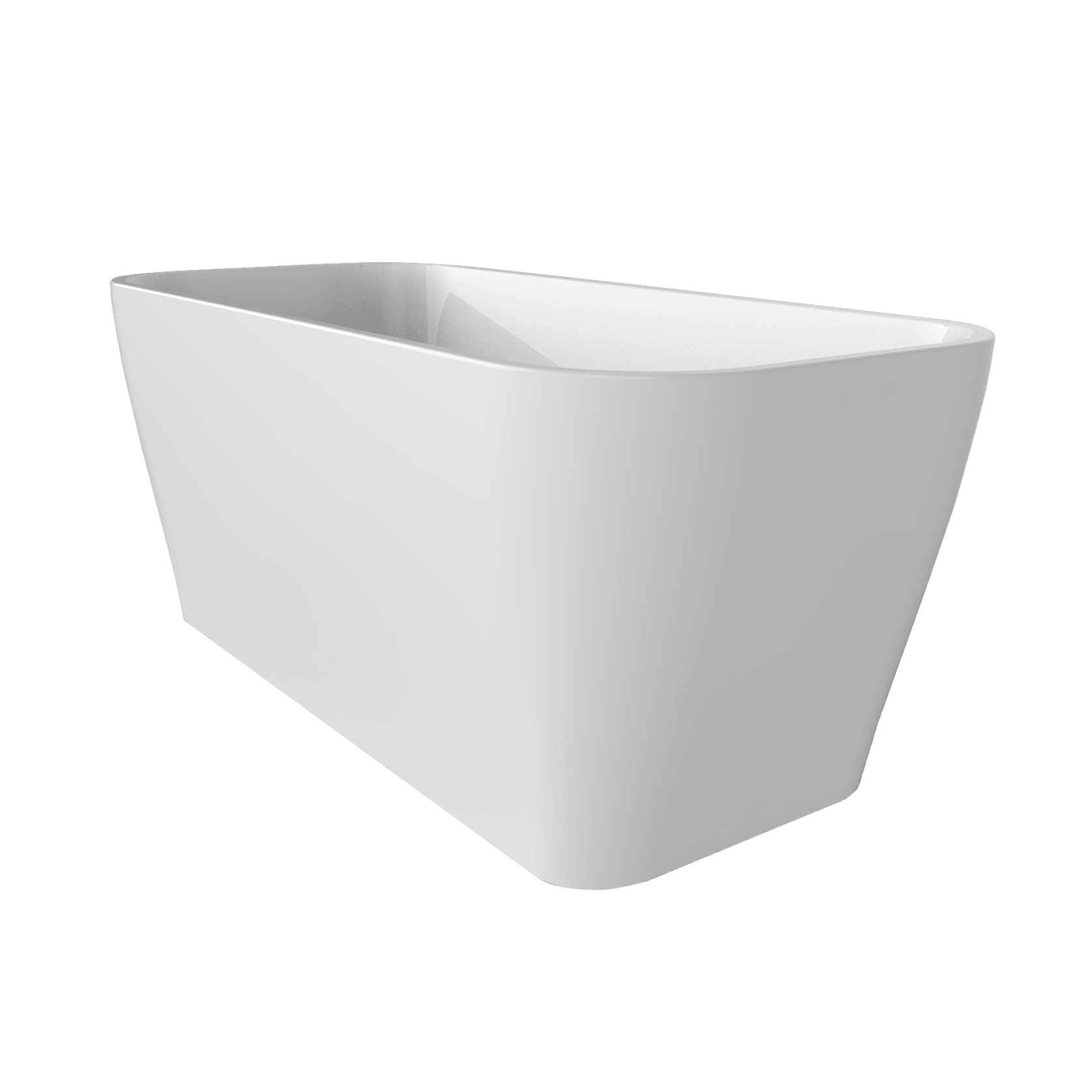 'The Smith' Bath 1500mm Free Standing Gloss White Acrylic gallery detail image