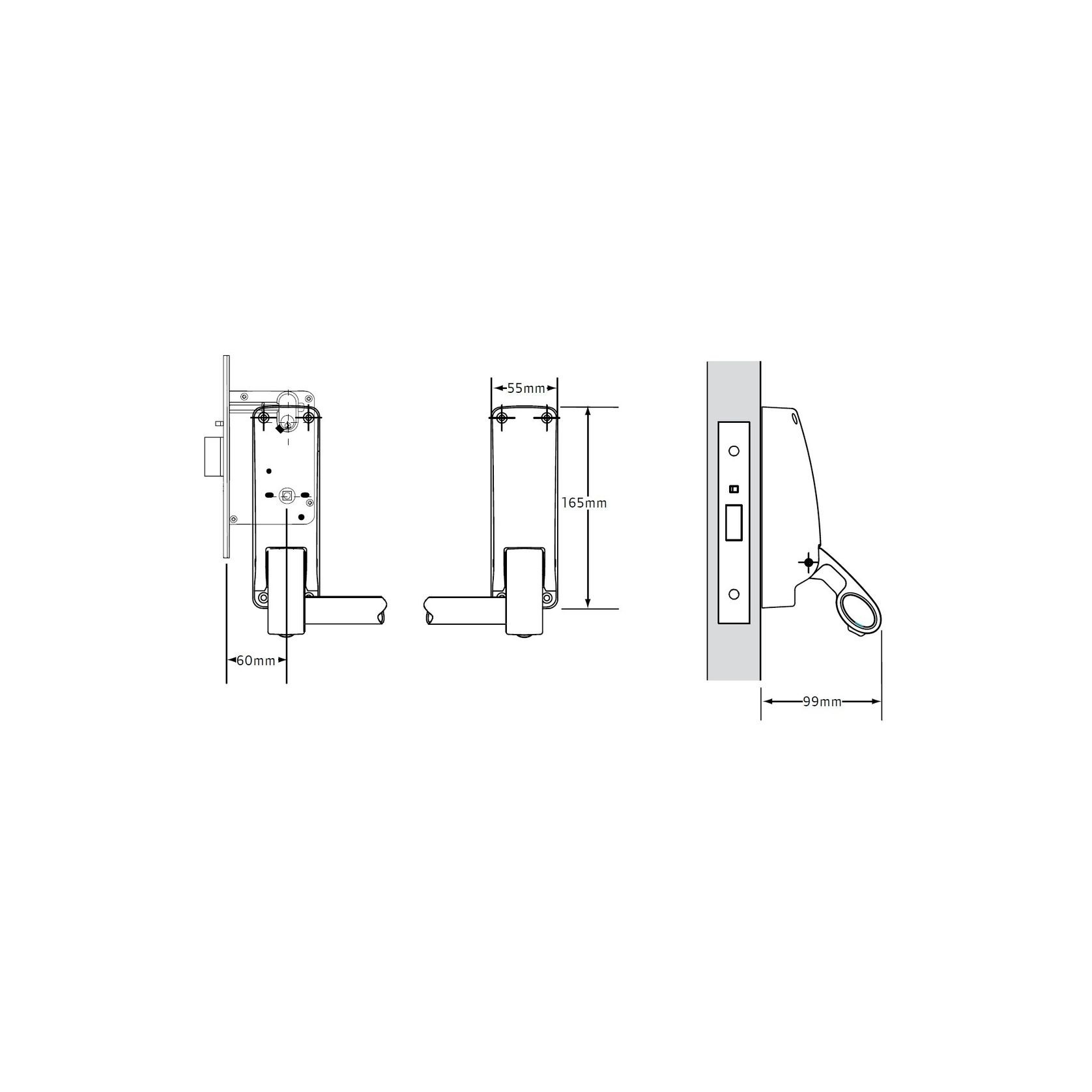 Briton Panic Bar Pack w/ Mortice Lock & Cylinder gallery detail image