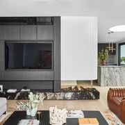 MODE KS1150 Peninsula Gas Fireplace gallery detail image