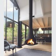 JC Bordelet Tatiana 997 - Suspended Wood Fireplace gallery detail image