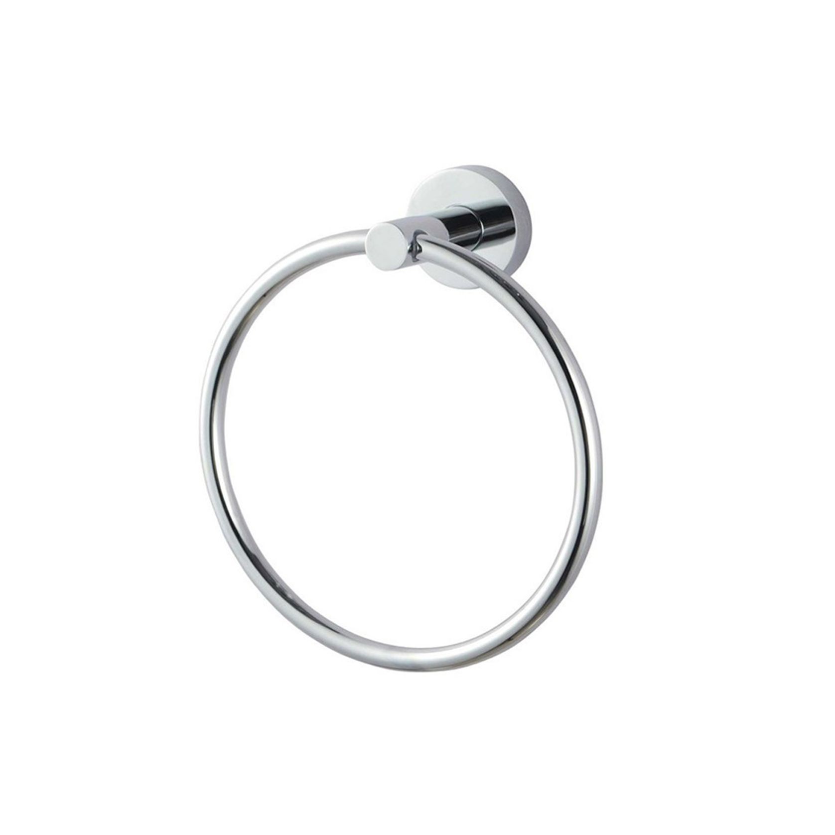 Lucid Pin Hand Towel Ring Chrome gallery detail image