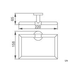Colab Hand Towel Ring Gun Metal gallery detail image