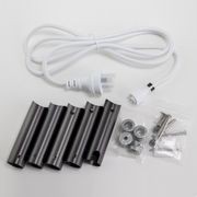 Round Electric Heated Towel Rack 6 Bars BUGM06.R.HTR gallery detail image