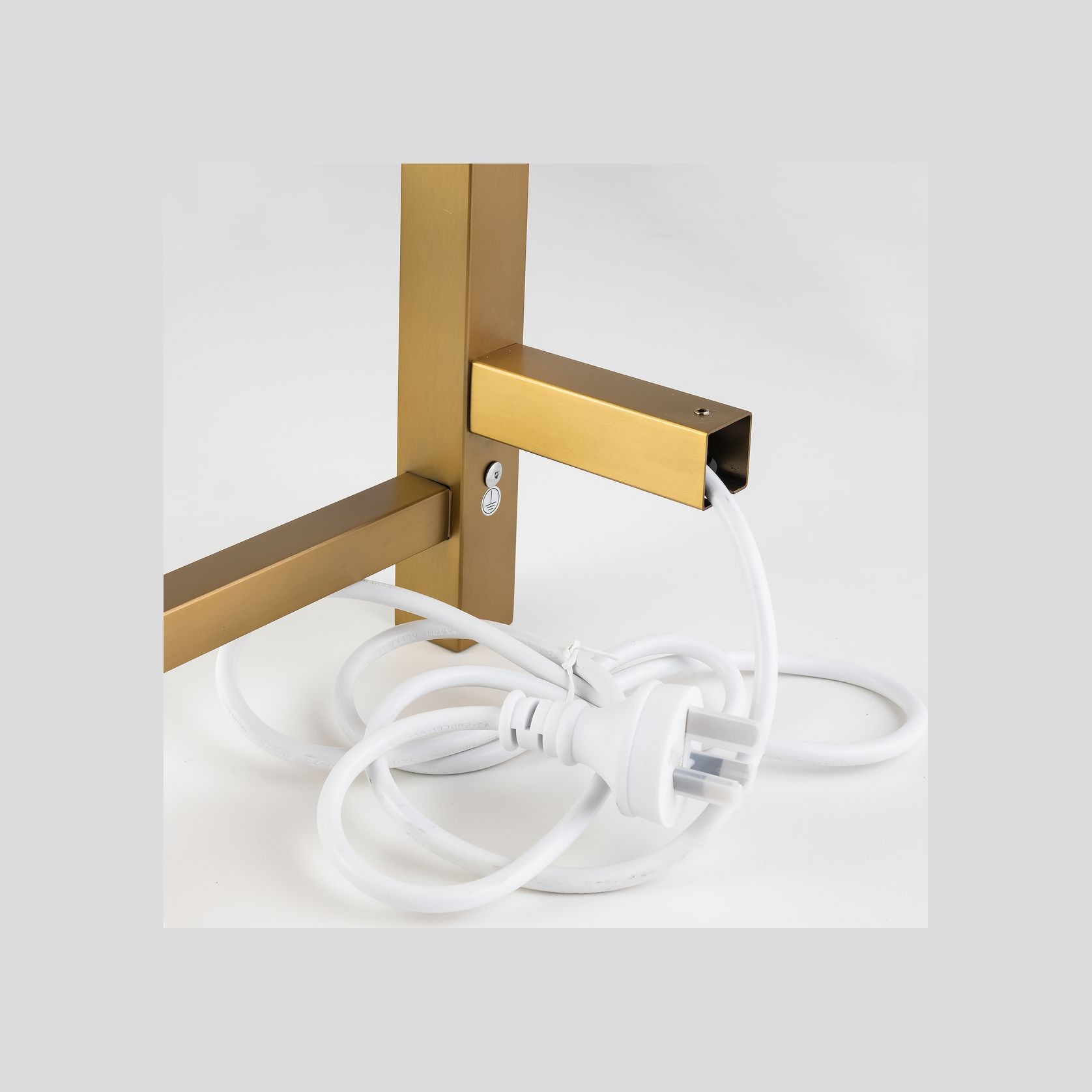 Square Electric Heated Towel Rack 6 Bars gallery detail image