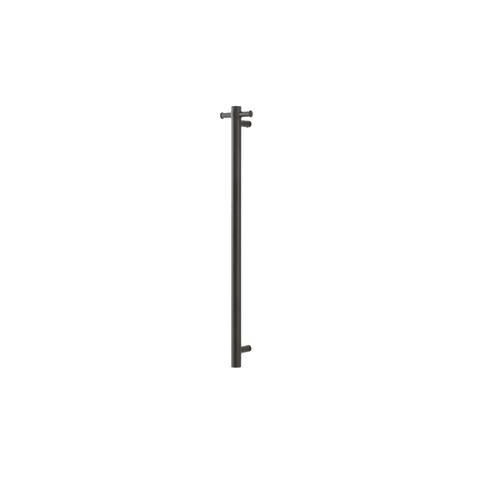Vertical Heated Towel Rail Gun Metal Grey gallery detail image