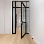 Steel Frame Glass Hinge Doors  - Galvanised FPS50 gallery detail image