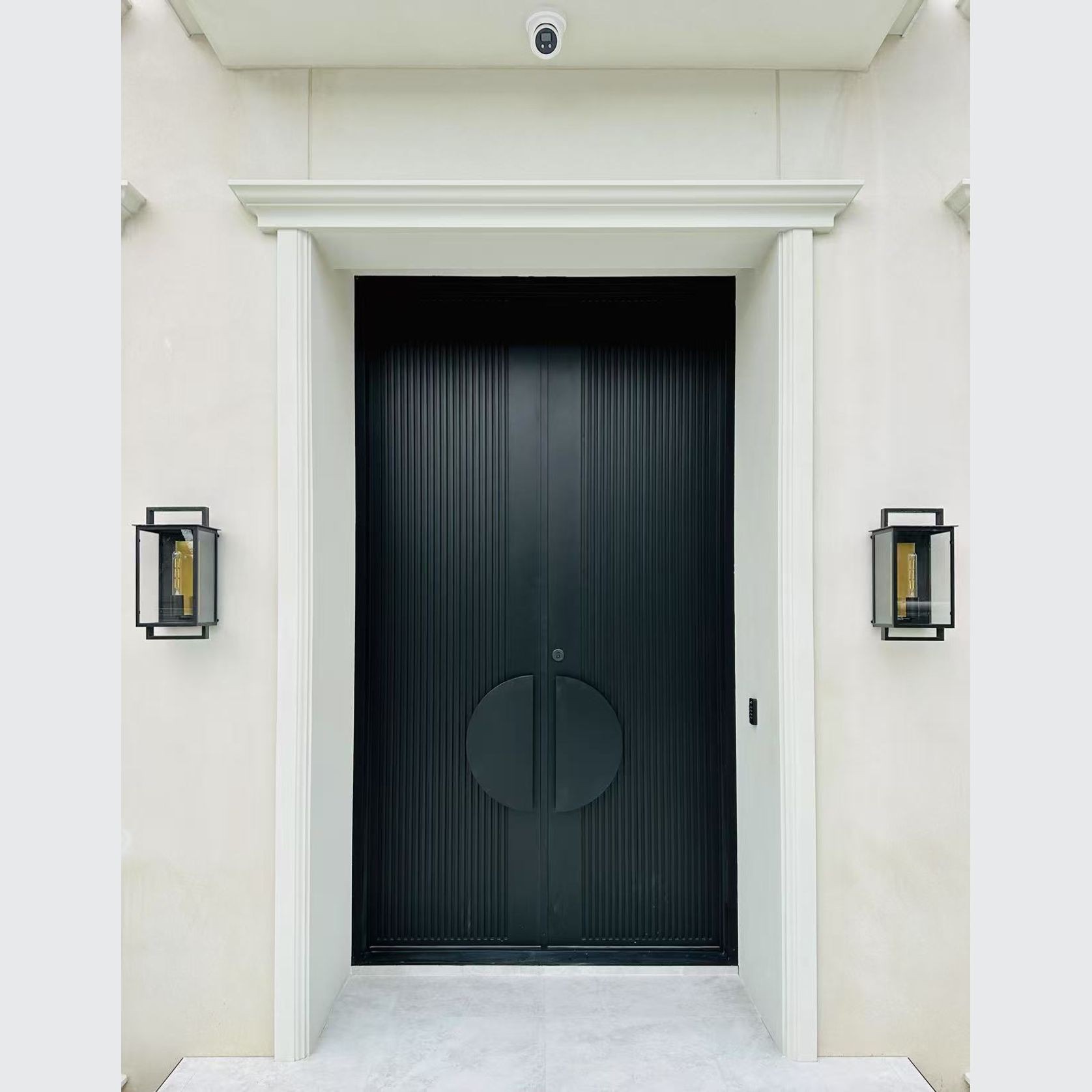 Iron Batten Hinge Entry Doors - Galvanised FWA50 gallery detail image