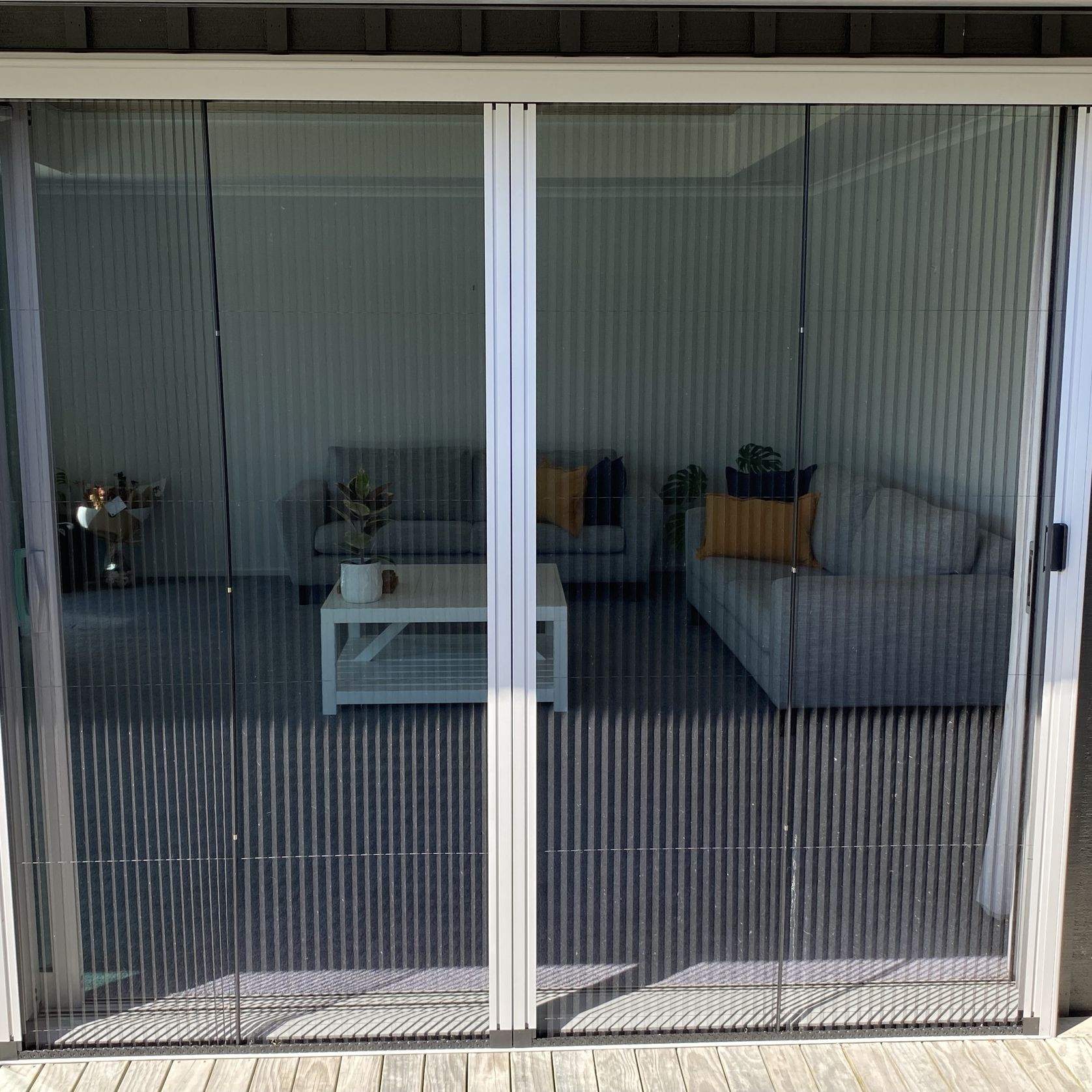 Venette™ Retractable Pleated Mesh Insect Screens gallery detail image