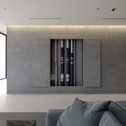 EZ Concept AccessDor Access Jamb installed on a grey wall