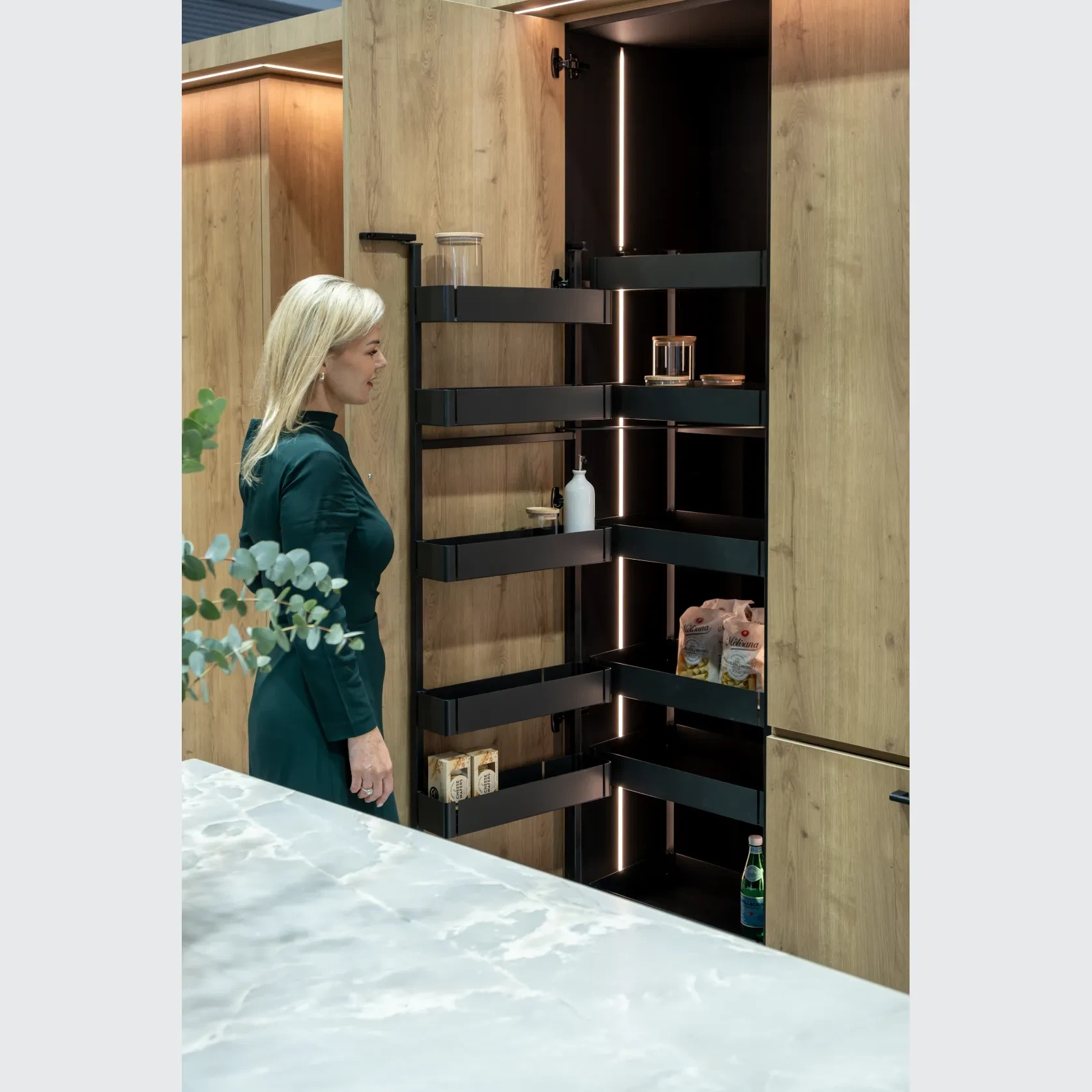 ISEO Double Swing-Out Larder gallery detail image