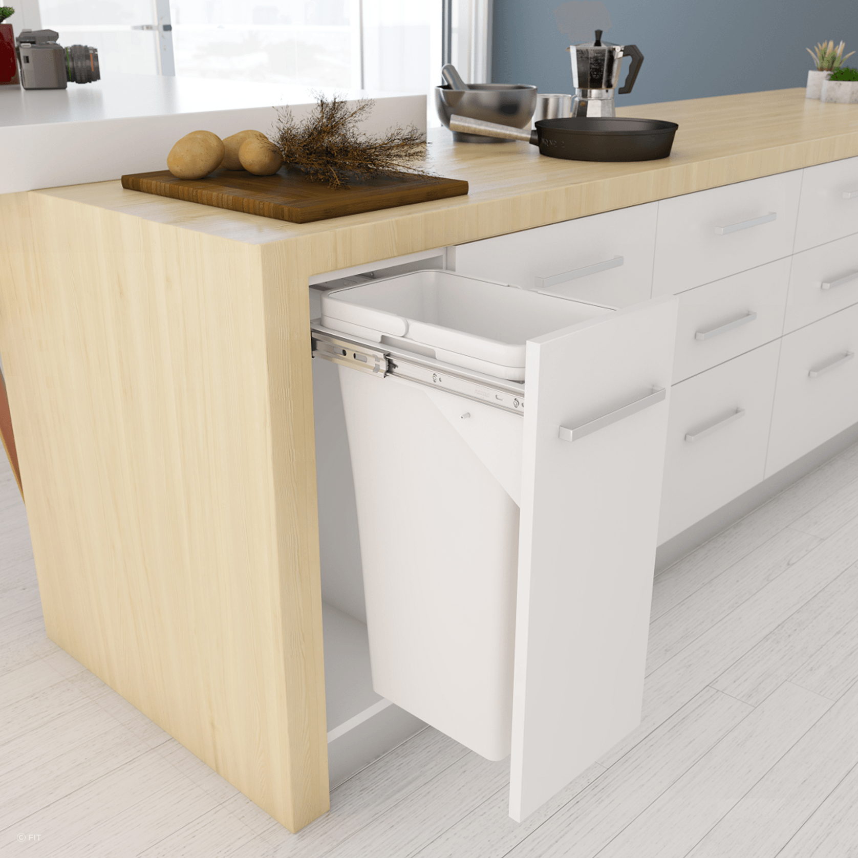 Tanova Simplex Pull Out Kitchen Bins gallery detail image