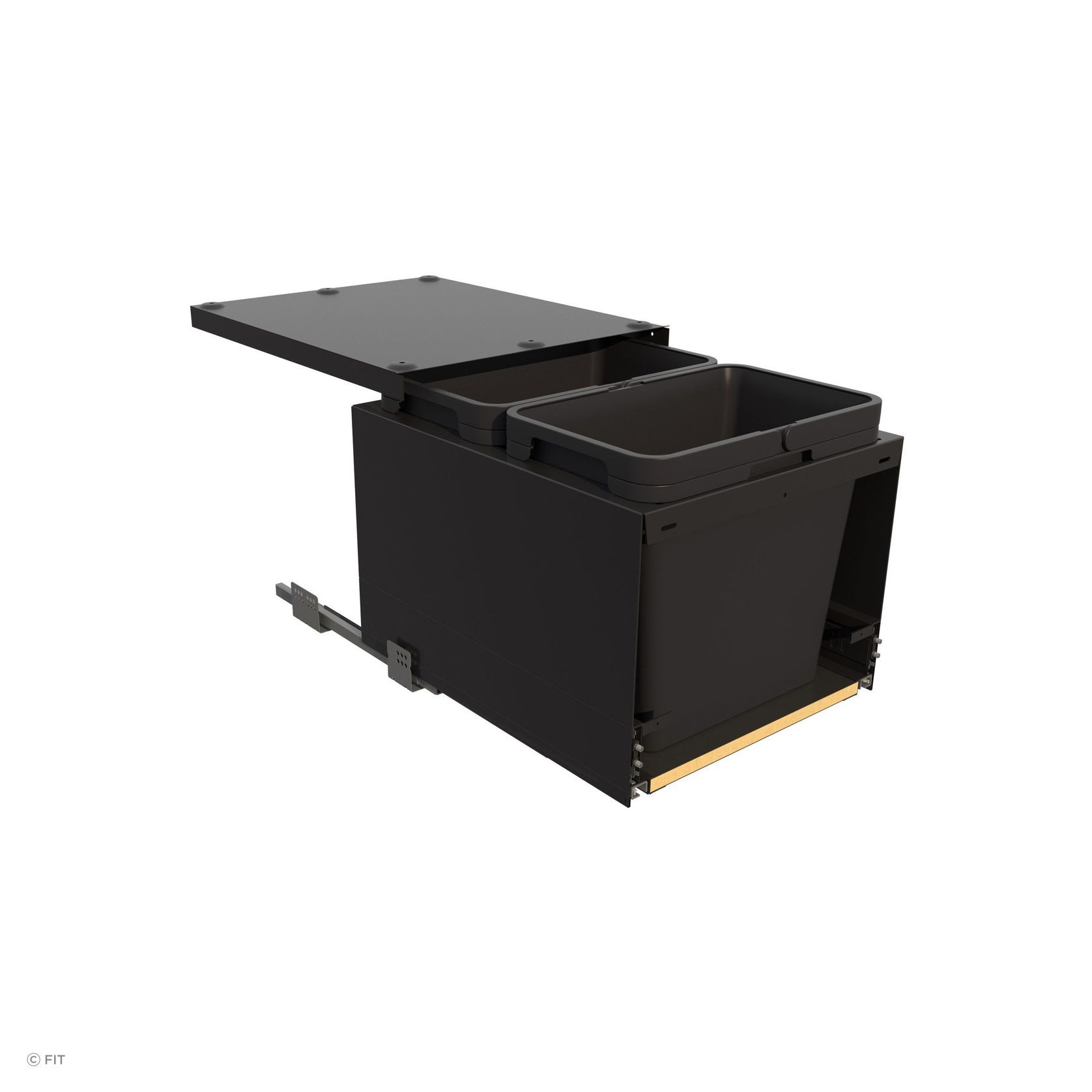 Tanova FLEX Kitchen Bin Solution For Slimline Drawers gallery detail image