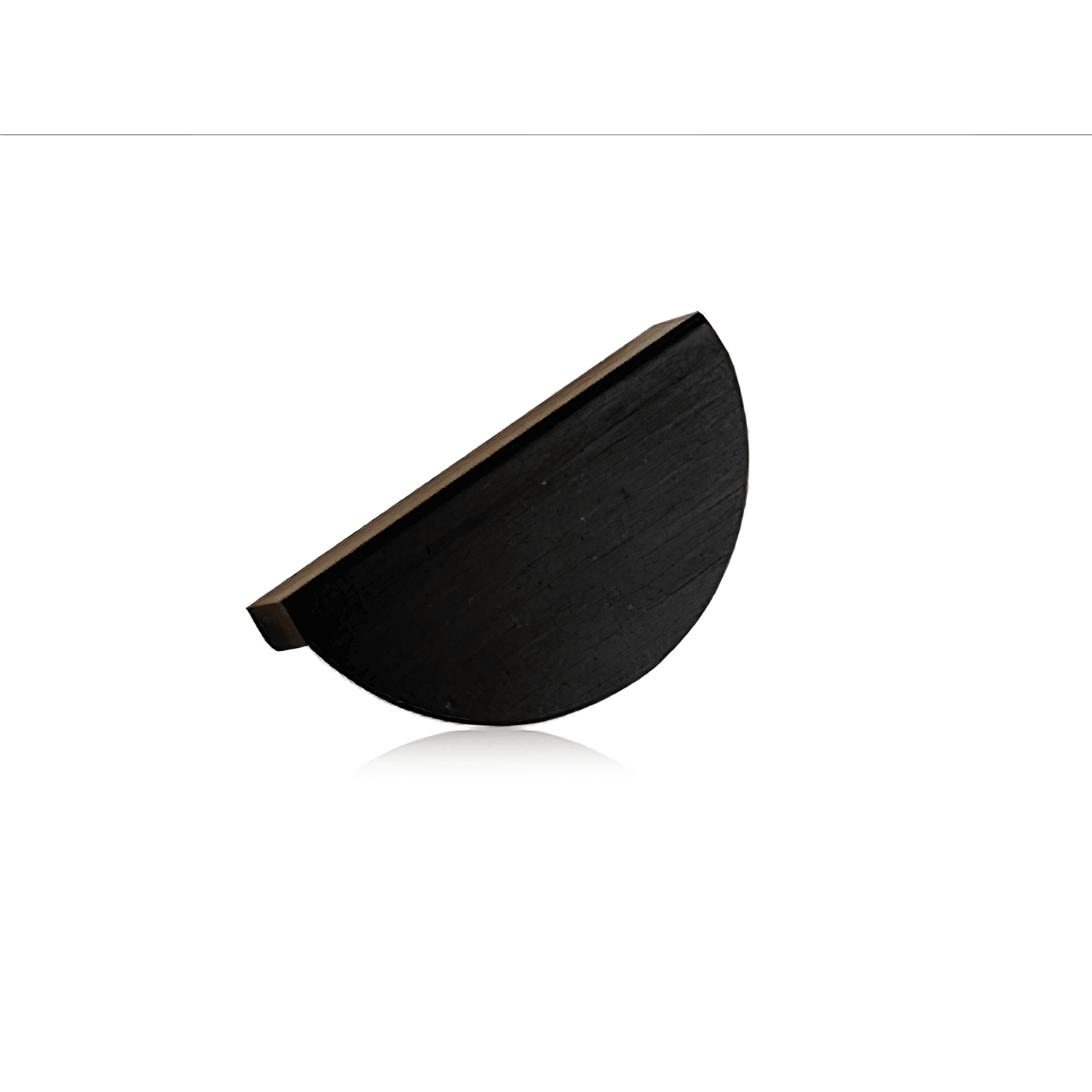 Krome Half Moon Handle 64mm Matt Black gallery detail image