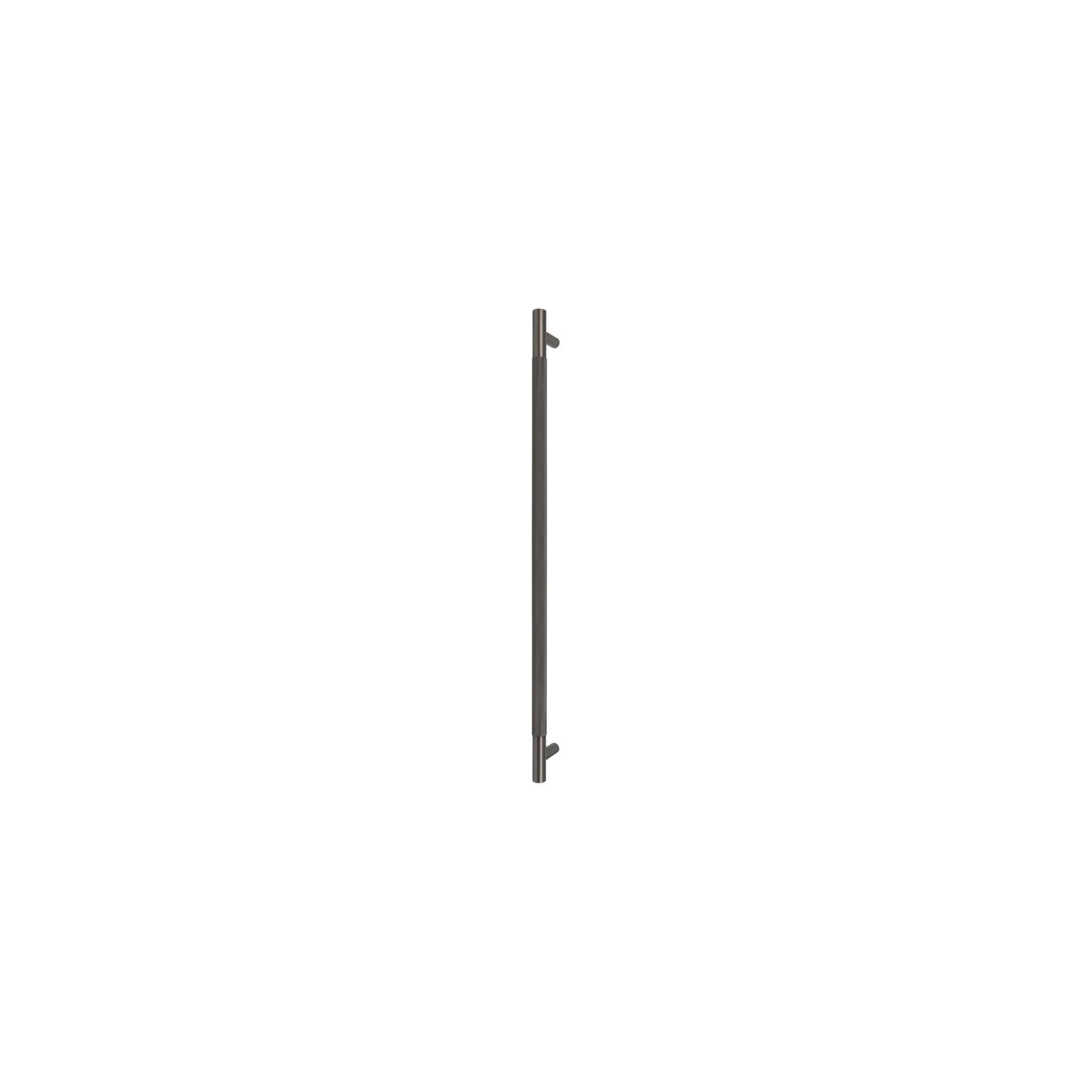 Textured Solid Brass Pull Handle - Diamond Knurled gallery detail image