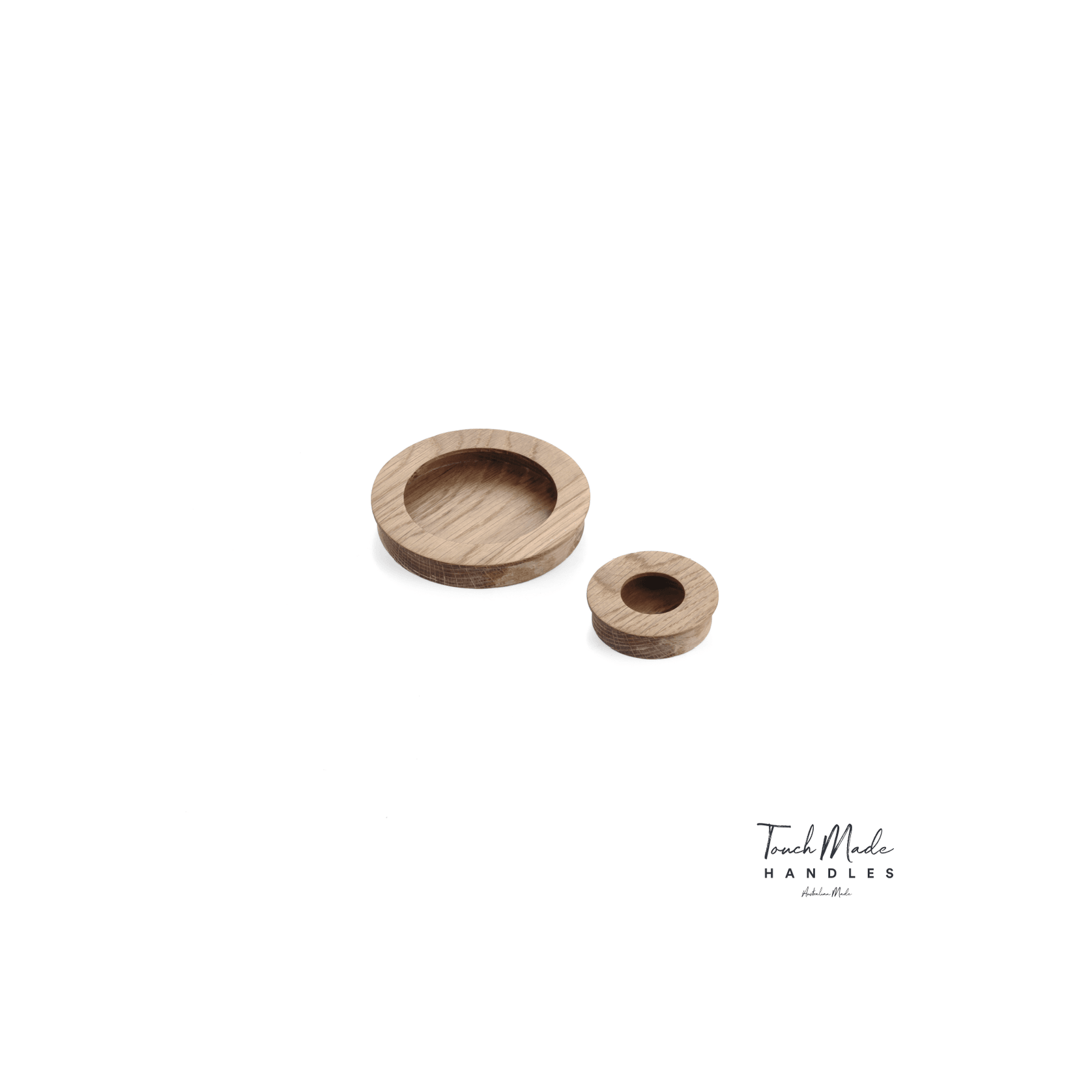 Cascade Recessed Round Timber Handles gallery detail image
