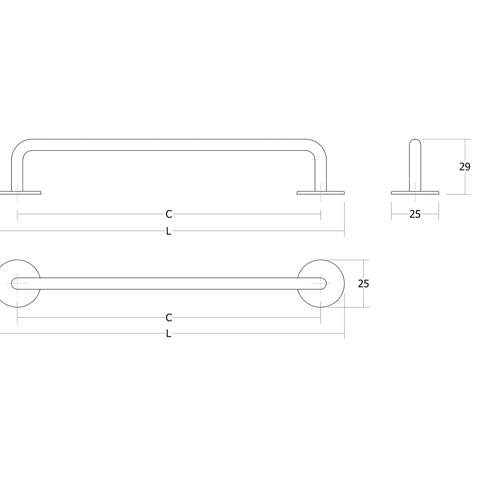 MILANO Cabinet Handle gallery detail image